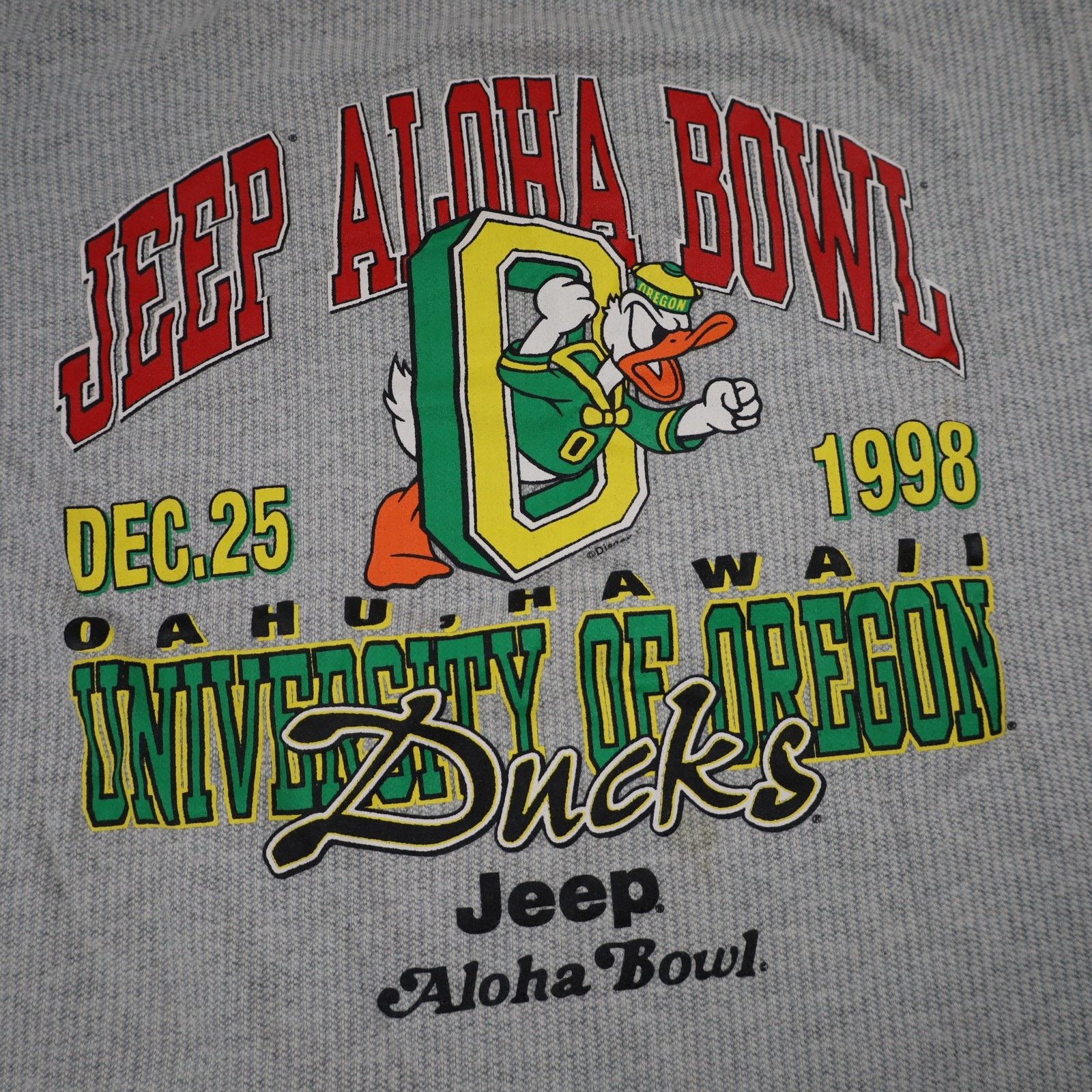 NCAA × Vintage Vintage 1998 University of Oregon Aloha Bowl Graphic T Shirt Size US XXL / EU 58 / 5 - 5 Thumbnail