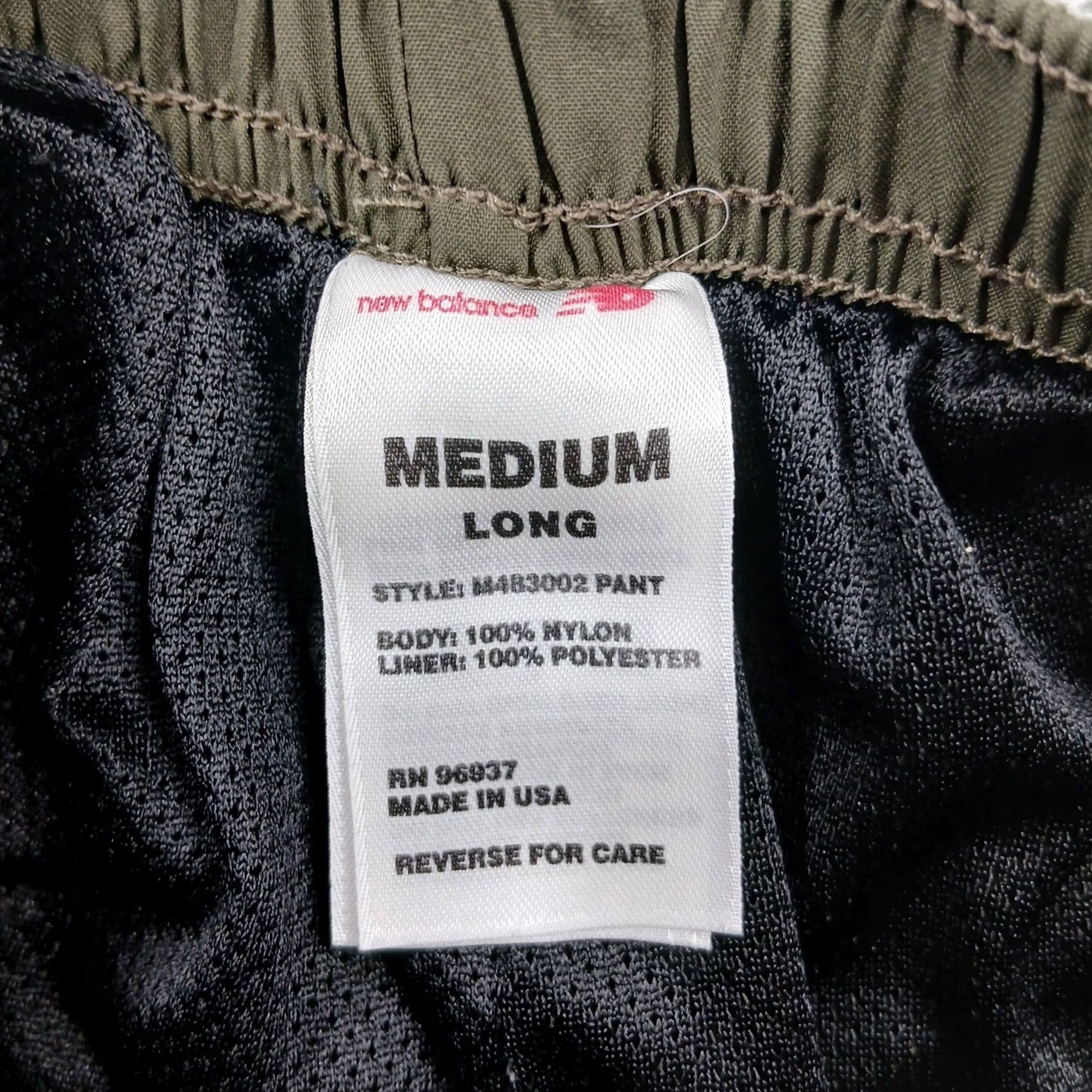 New Balance New Balance USMC Track Pants Men's Medium Long Green Nylon USA Made Size US 31 - 6 Thumbnail