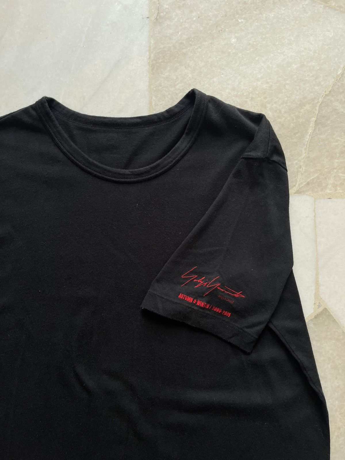 Yohji Yamamoto A/W 2000-2001 Yohji Yamamoto Pour Homme Sample Tee Size US L / EU 52-54 / 3 - 1 Thumbnail