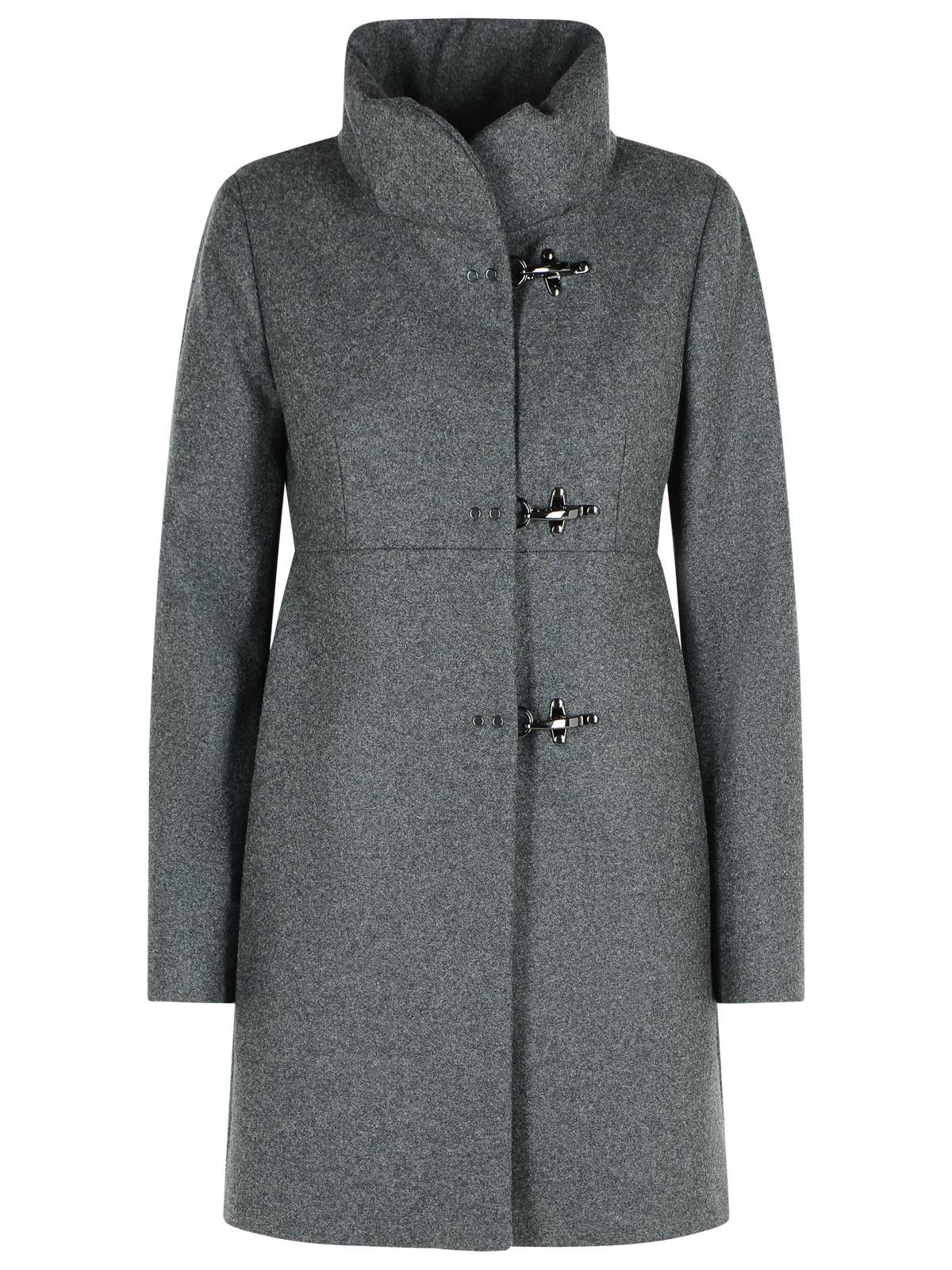 Fay FAY Graphite Wool Blend Coat Size XS / US 0-2 / IT 36-38 - 1 Thumbnail