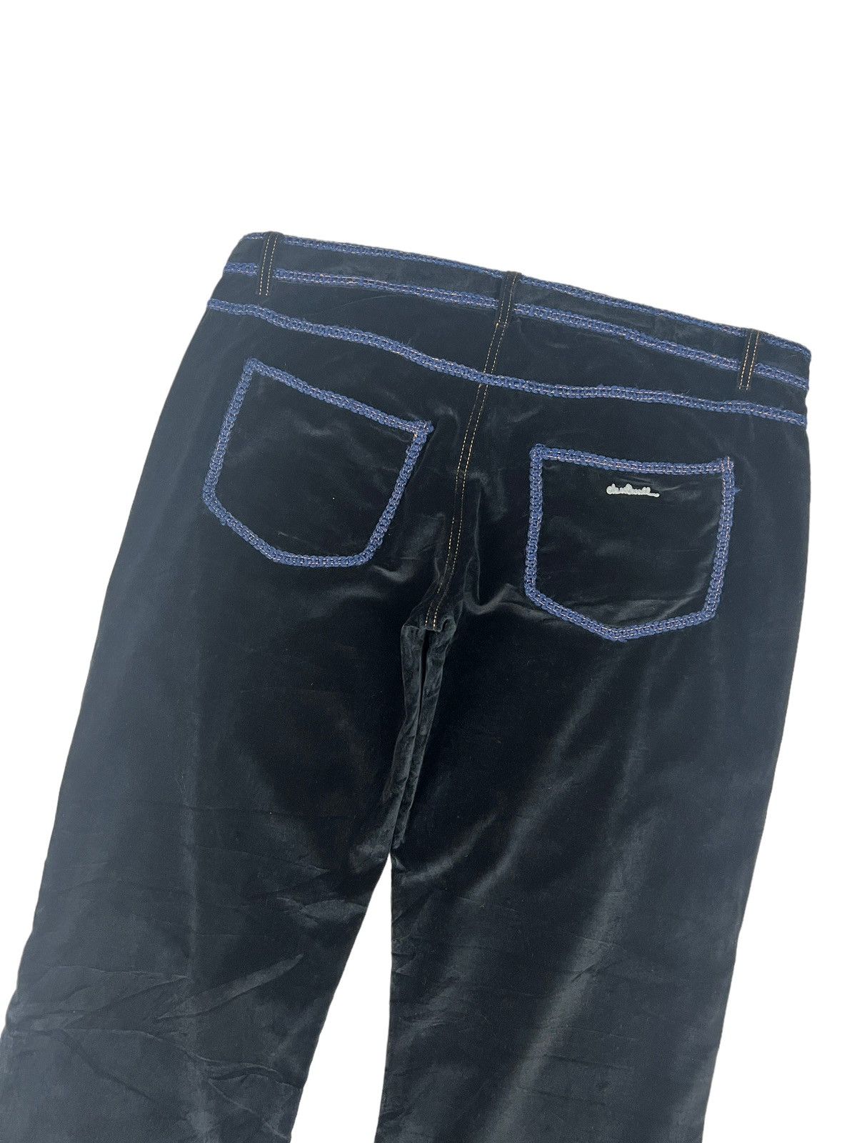 Roberto Cavalli Class by Roberto Cavalli Velvet Casual Pants Size US 38 / EU 54 - 6 Thumbnail