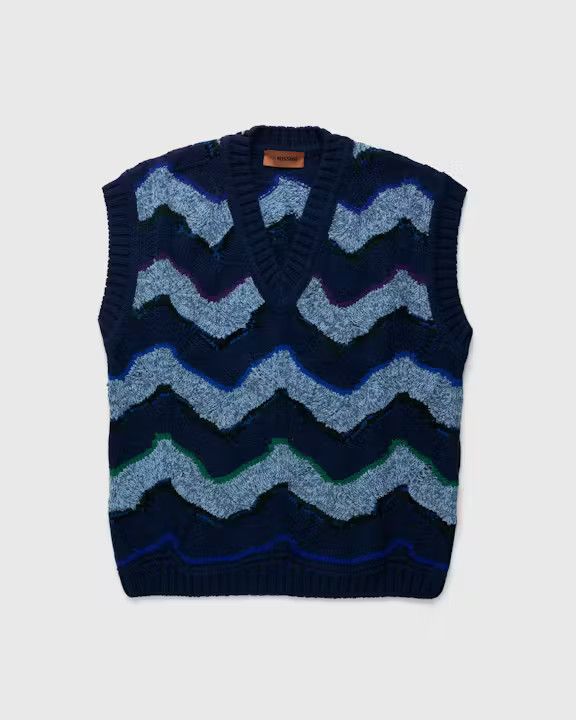 Missoni o1y0225 Sleeveless Sweater in Multicolor Size US S / EU 44-46 / 1 - 1 Thumbnail