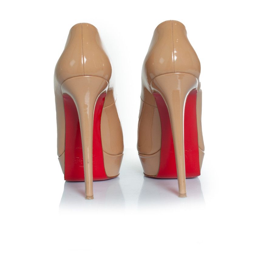 Christian Louboutin Christian Louboutin, Beige Bianca pumps Size US 10 / IT 40 - 3 Thumbnail