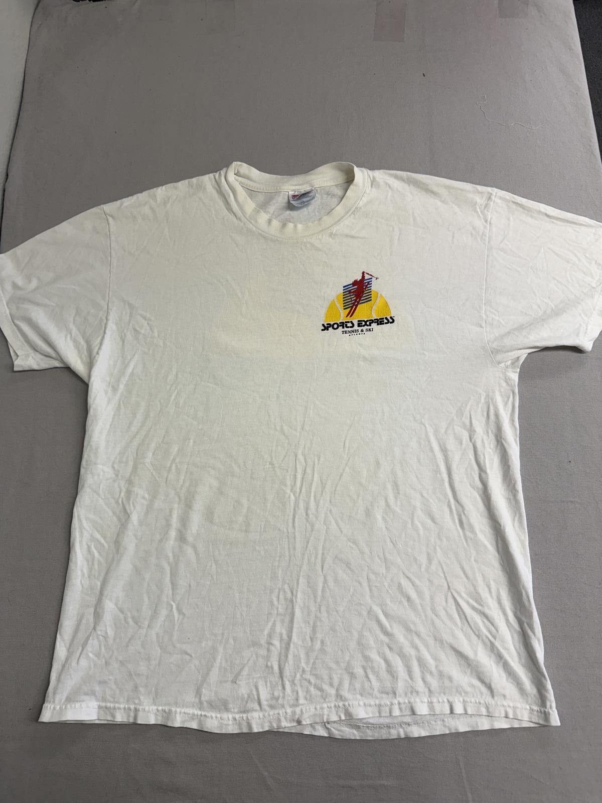 Hanes Vintage Atlanta T-shirt Sports Express Tennis & Ski Tee XL Size US XL / EU 56 / 4 - 4 Thumbnail