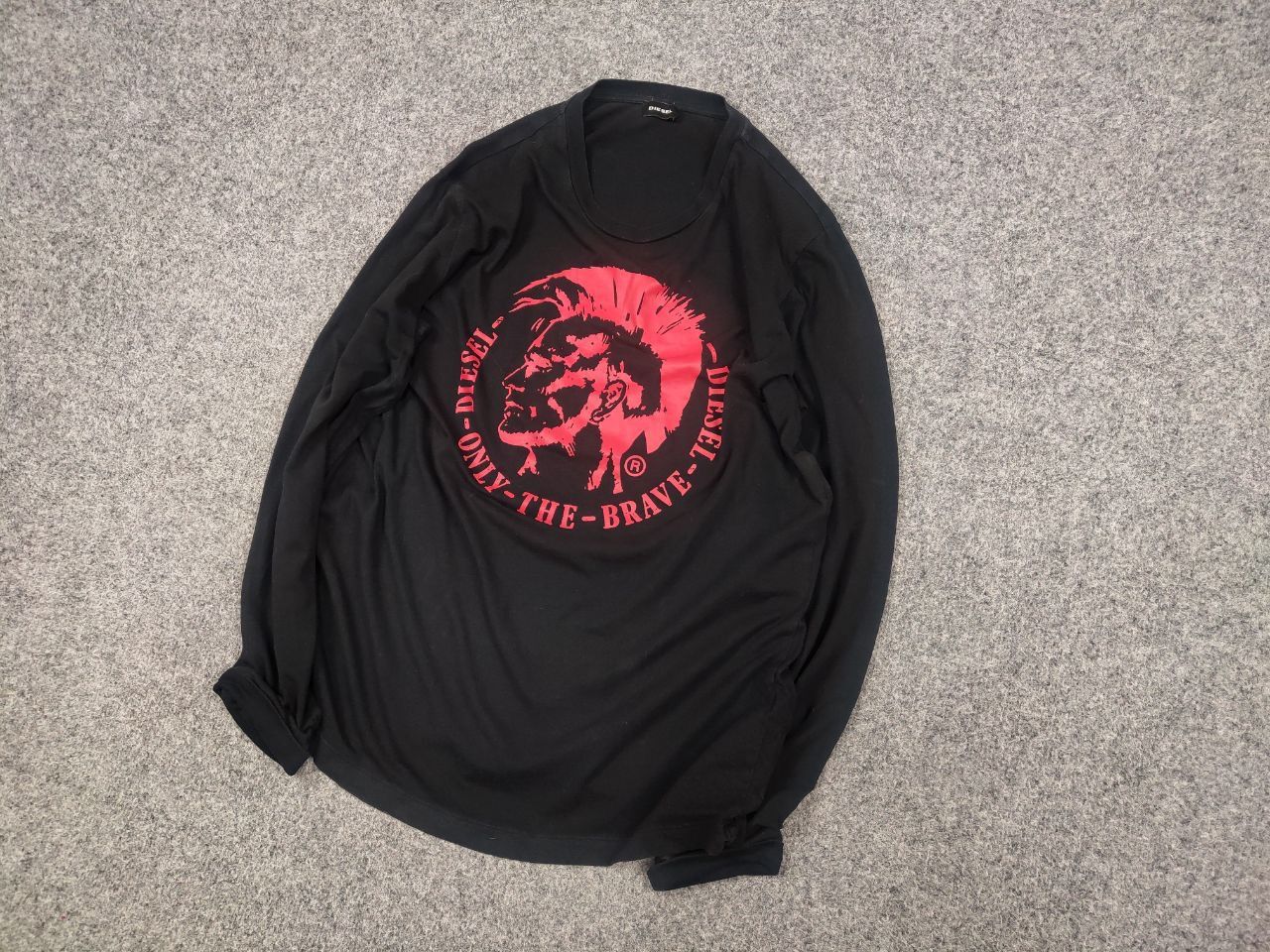 Diesel Vintage Diesel y2k style Big Logo Black Light Long sleeve Size US M / EU 48-50 / 2 - 4 Thumbnail