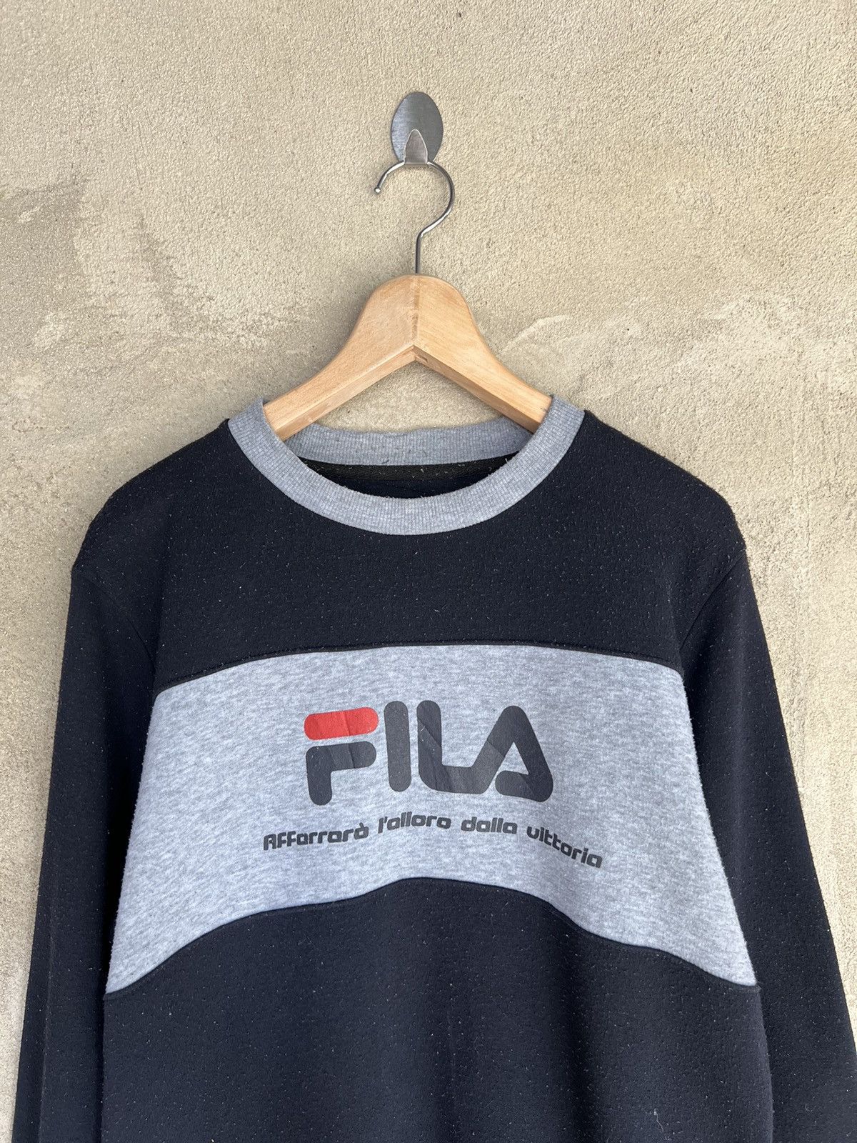 Fila Fila Spell Out Sweatshirt Size US S / EU 44-46 / 1 - 3 Thumbnail