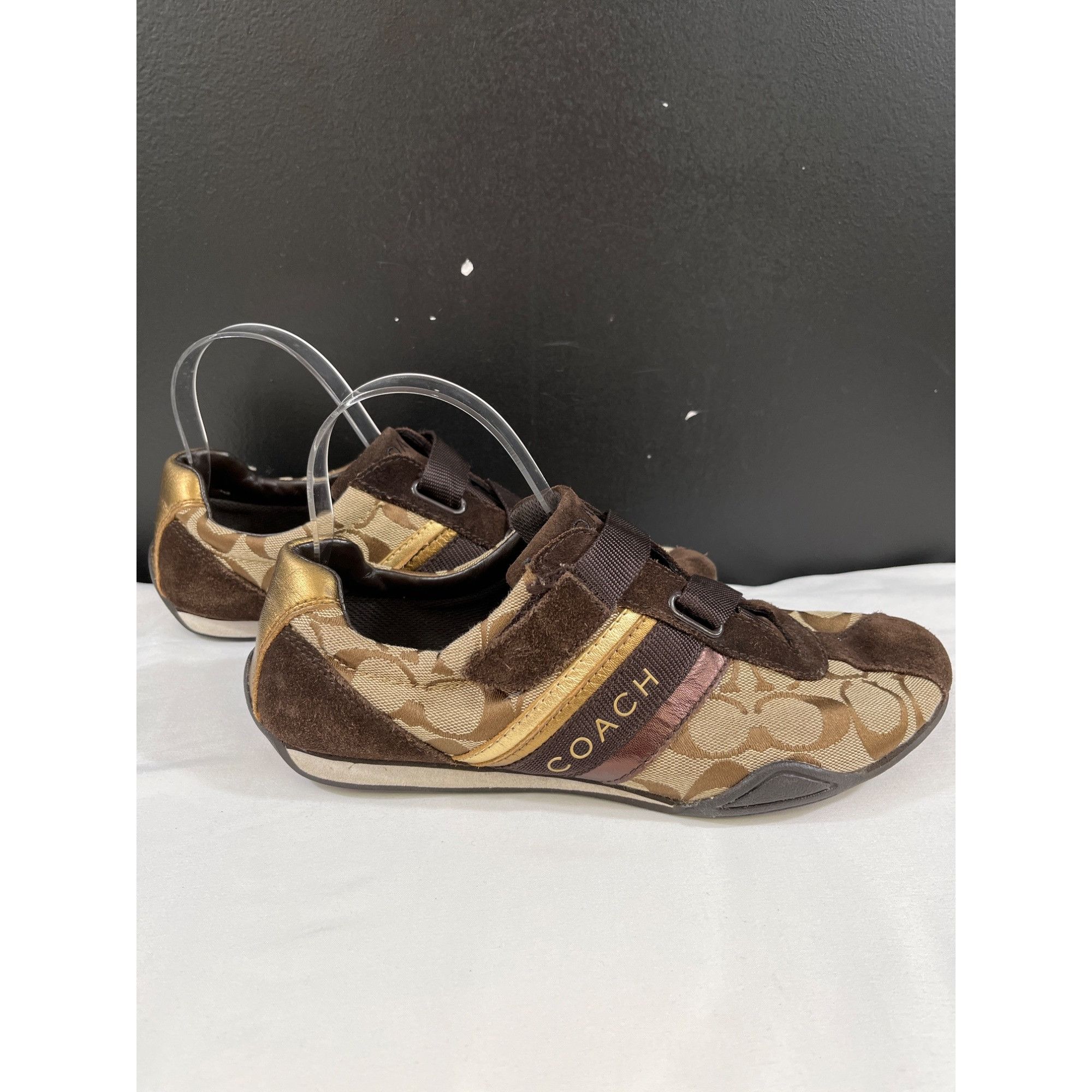 Coach Coach Jenney Women's Brown Casual Sneakers Size 8.5M SKU 610 Size US 8.5 / IT 38.5 - 2 Thumbnail