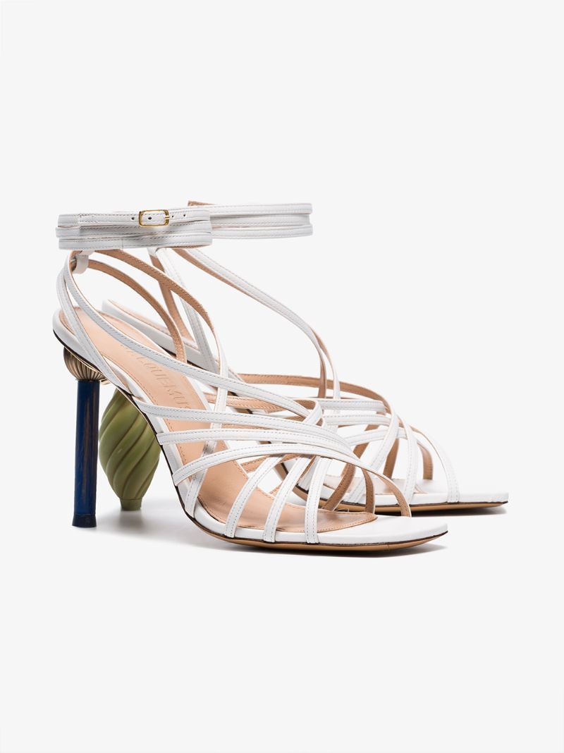 Jacquemus o1mle0824 Les Sandals Pisa in White Size US 5 / IT 35 - 2 Thumbnail
