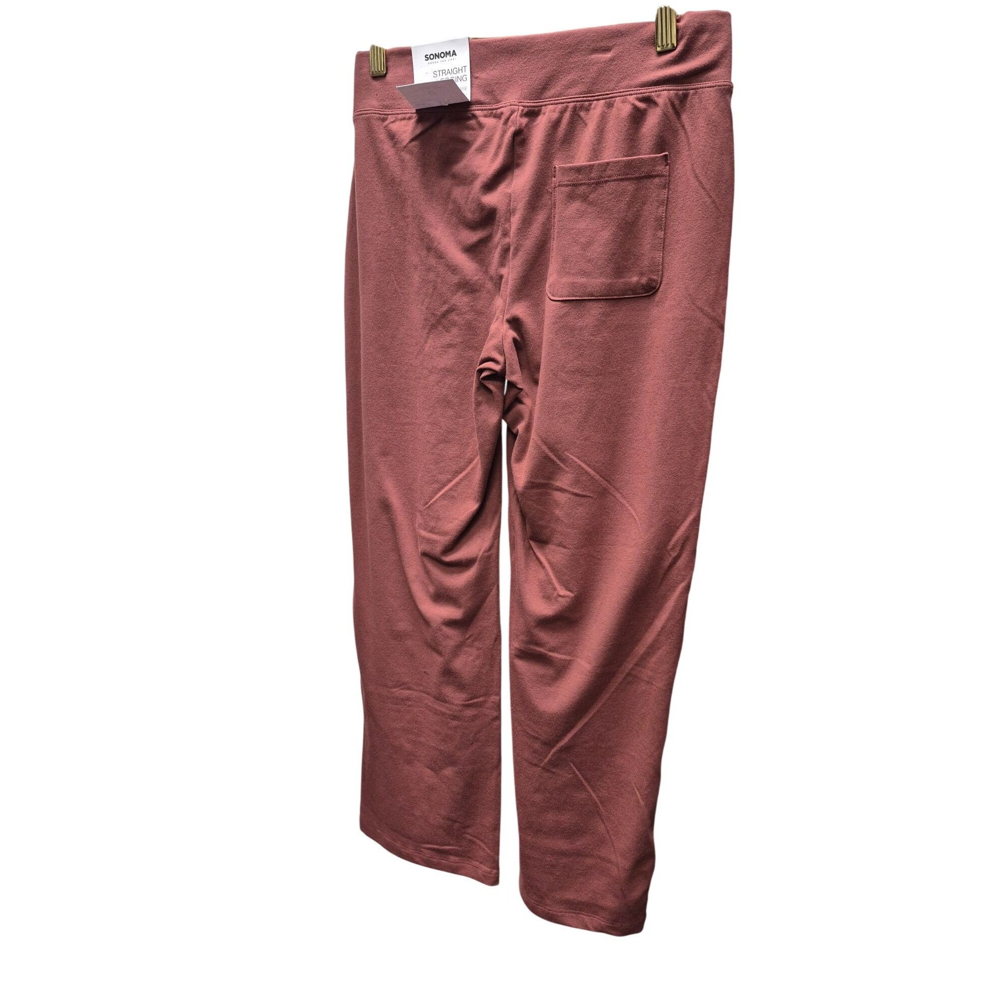 Sonoma Straight Leg Maroon Petite Lounge Pants By Sonoma Size Small Size ONE SIZE - 3 Thumbnail