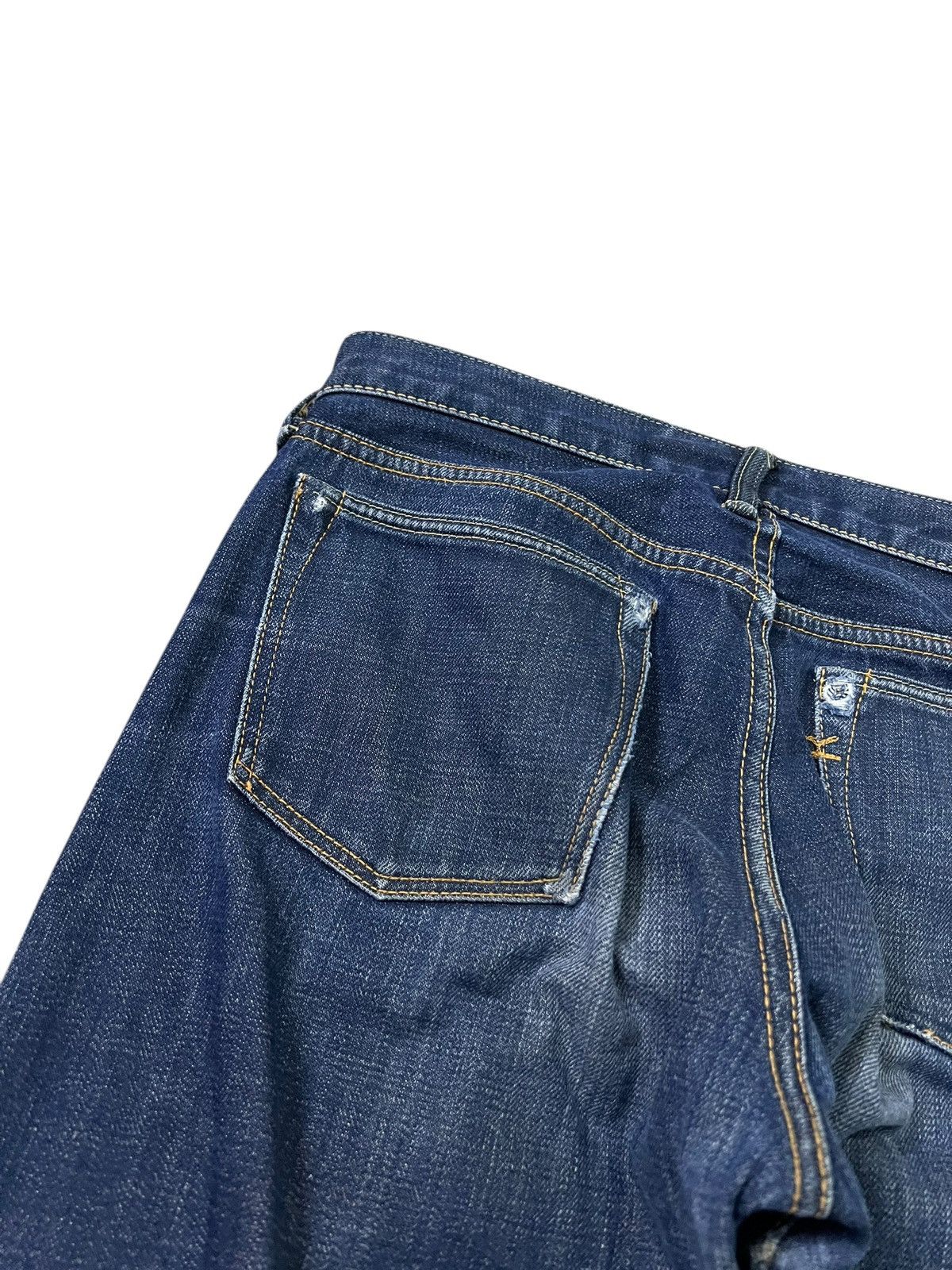 45rpm × If Six Was Nine × Le Grande Bleu (L.G.B.) Vintage 90’s Style 45rpm Distress Jeans Very Rare Size US 28 / EU 44 - 9 Thumbnail