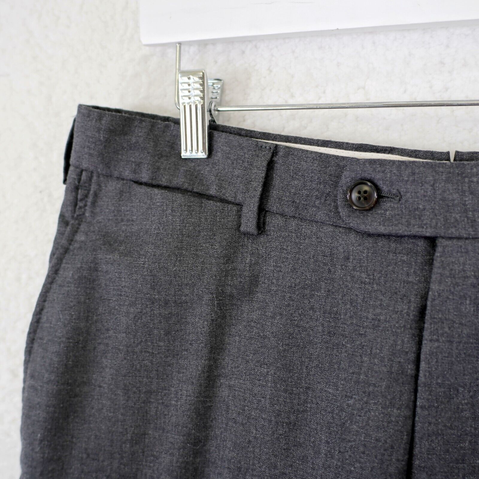 Suitsupply Suitsupply Vitale Barberis Canonico Gray Wool 33/31 Dress Pa Size 34R - 3 Thumbnail