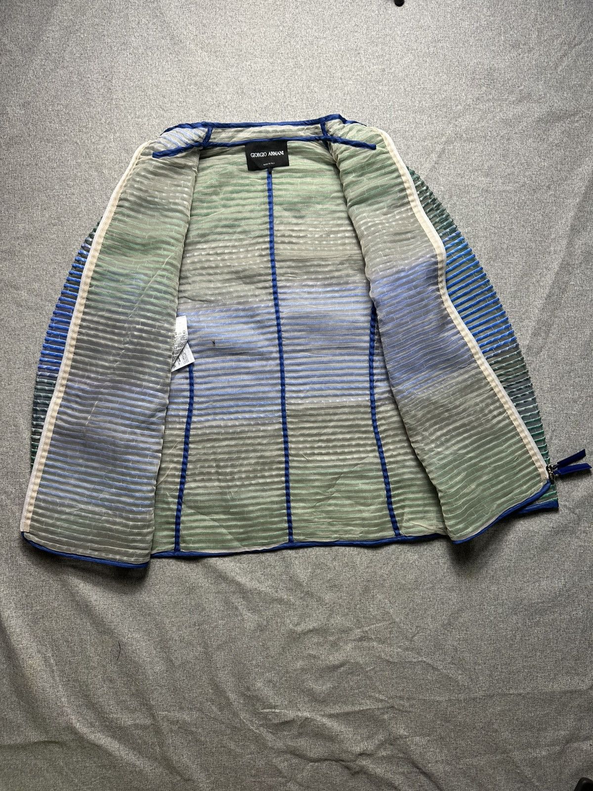 Giorgio Armani Giorgio Armani - Multi Color Zip Up Jacket Size M / US 6-8 / IT 42-44 - 6 Thumbnail