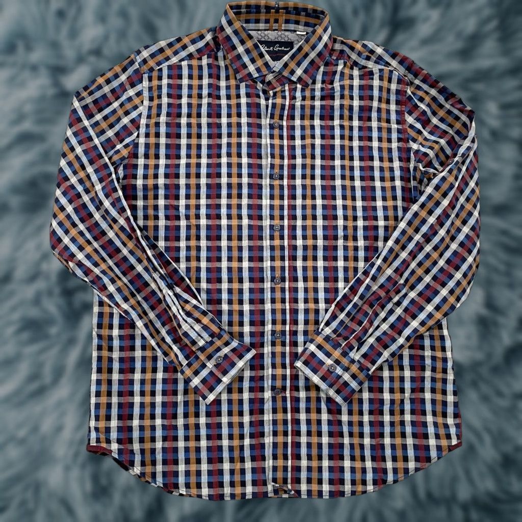 Robert Graham Robert Graham Shirt XL Multicolor Check Long Sleeve Classic Fit Modern Mens Size US XL / EU 56 / 4 - 1 Thumbnail