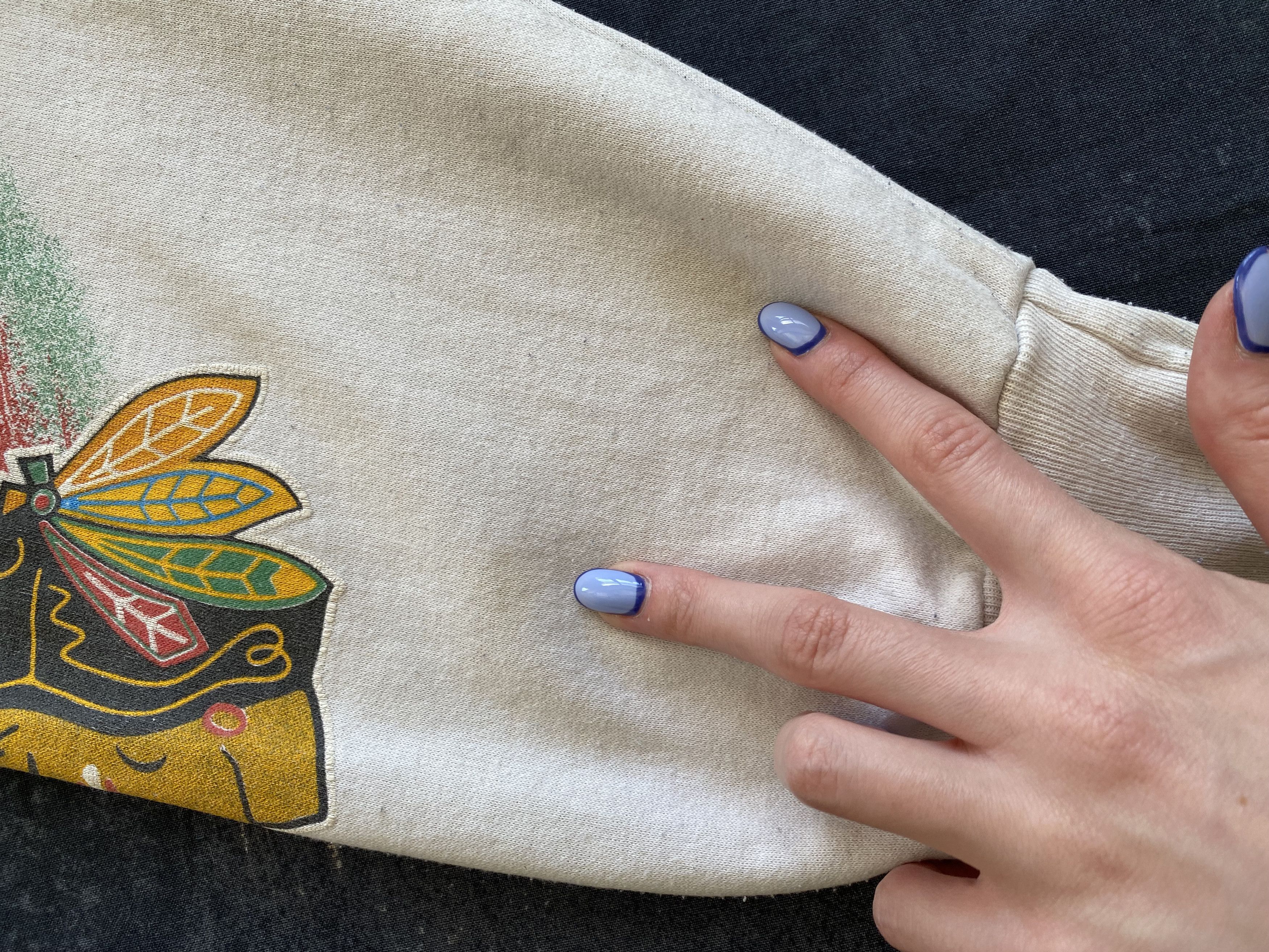 NHL × Vintage Chicago Blackhawks Vintage 1993 NHL Sweatshirt Size US XXL / EU 58 / 5 - 22 Thumbnail
