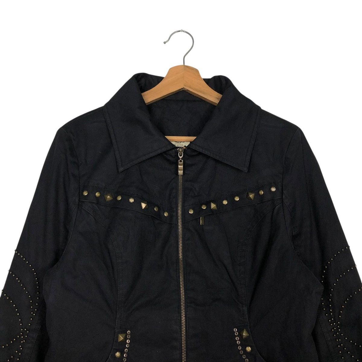Vintage 🔥BONDAGE BIKER JACKET PUNK STYLE CHEEKY ITALY ISSEY MIYAKE Size US M / EU 48-50 / 2 - 5 Thumbnail