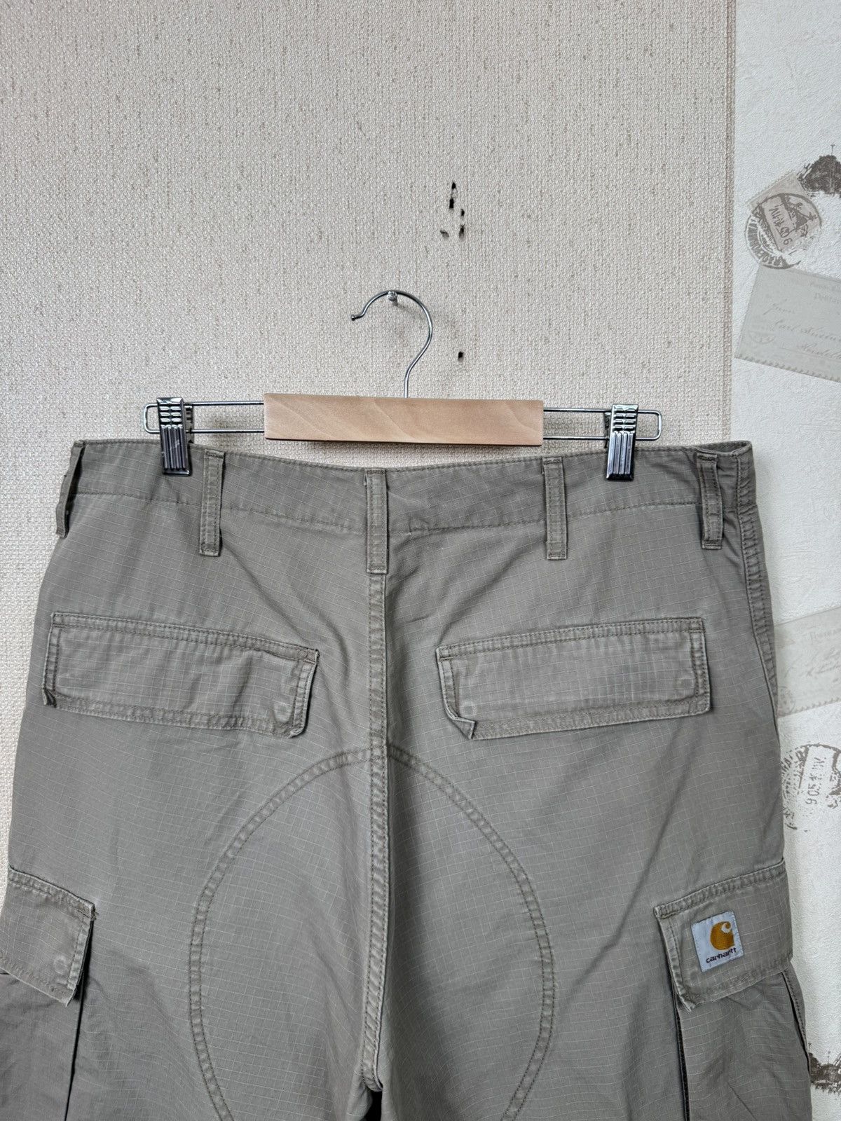 Carhartt Vintage Carhartt Bermuda Shorts Cargo Sand Streetwea 34 XL Size US 34 / EU 50 - 12 Thumbnail