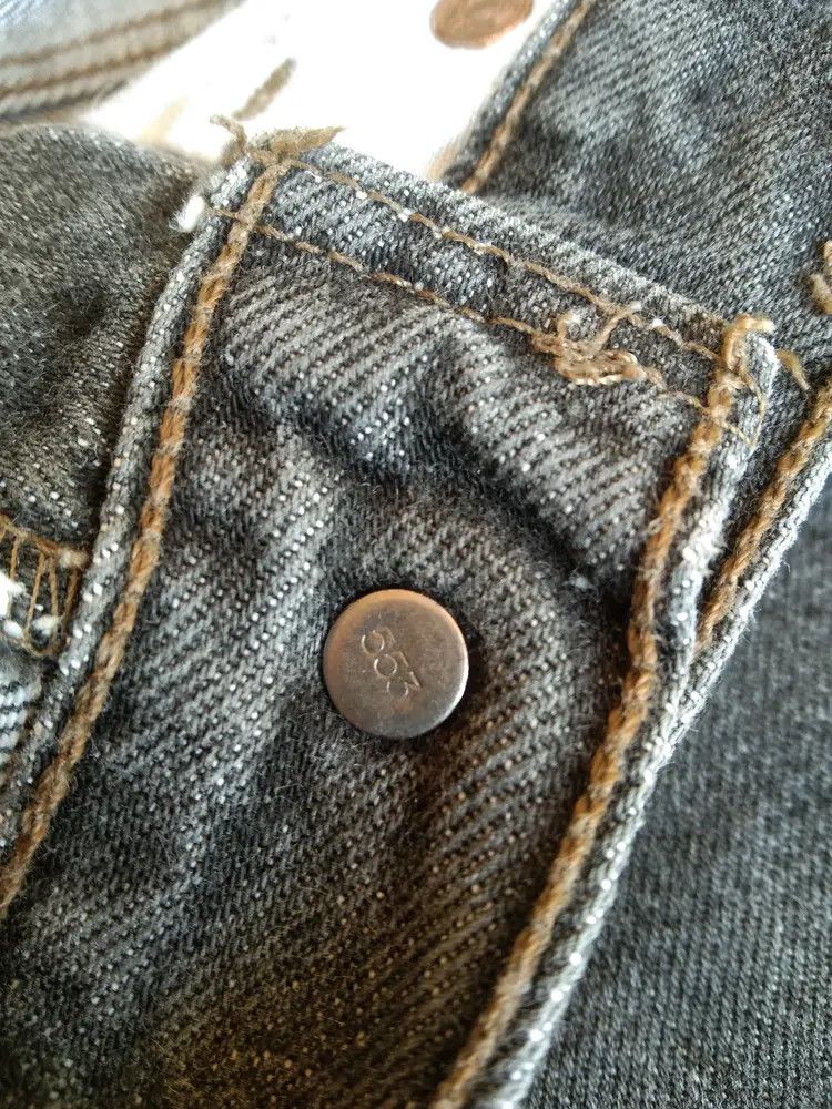 Levi's × Vintage 90s Vintage Levis 501 Made In USA 28x33 Size US 28 / EU 44 - 5 Thumbnail
