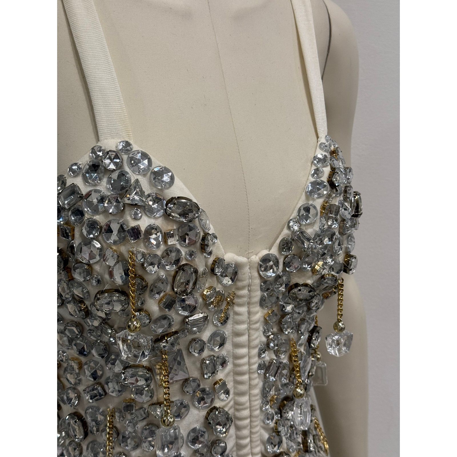 Dolce & Gabbana A/W1991 Dolce & Gabbana beaded crystal corset Size M / US 6-8 / IT 42-44 - 4 Thumbnail