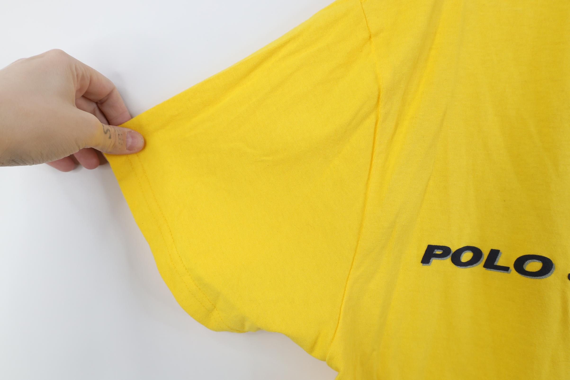Polo Ralph Lauren Deadstock Vintage 90s Ralph Lauren Shadow Logo T-Shirt Size US L / EU 52-54 / 3 - 9 Thumbnail