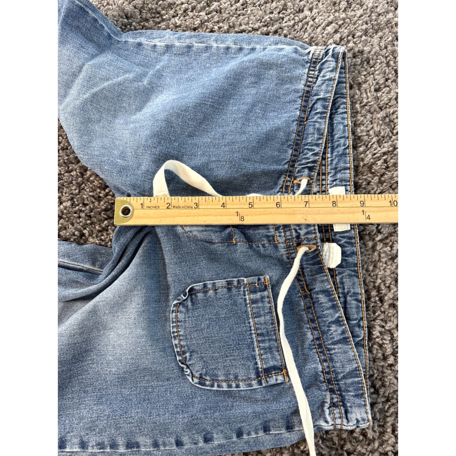 Old Navy VINTAGE Old Navy Jeans Womens 30x29 Blue Light Wash Low Rise Bootcut Distressed Boho Shoes? Size 30" / US 8 / IT 44 - 5 Thumbnail