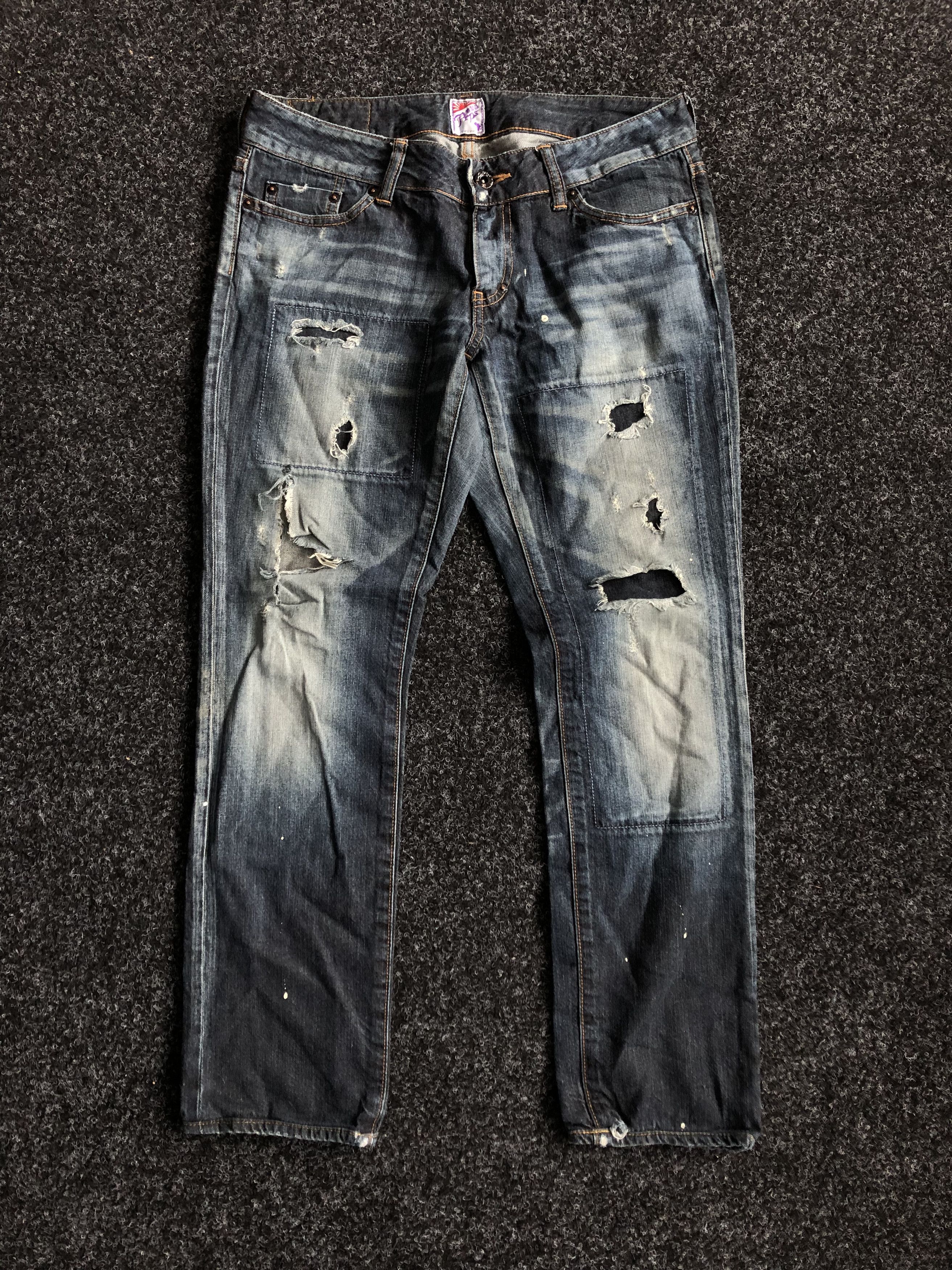 Prps Made in Japan Distressed Denim Jeans Pant