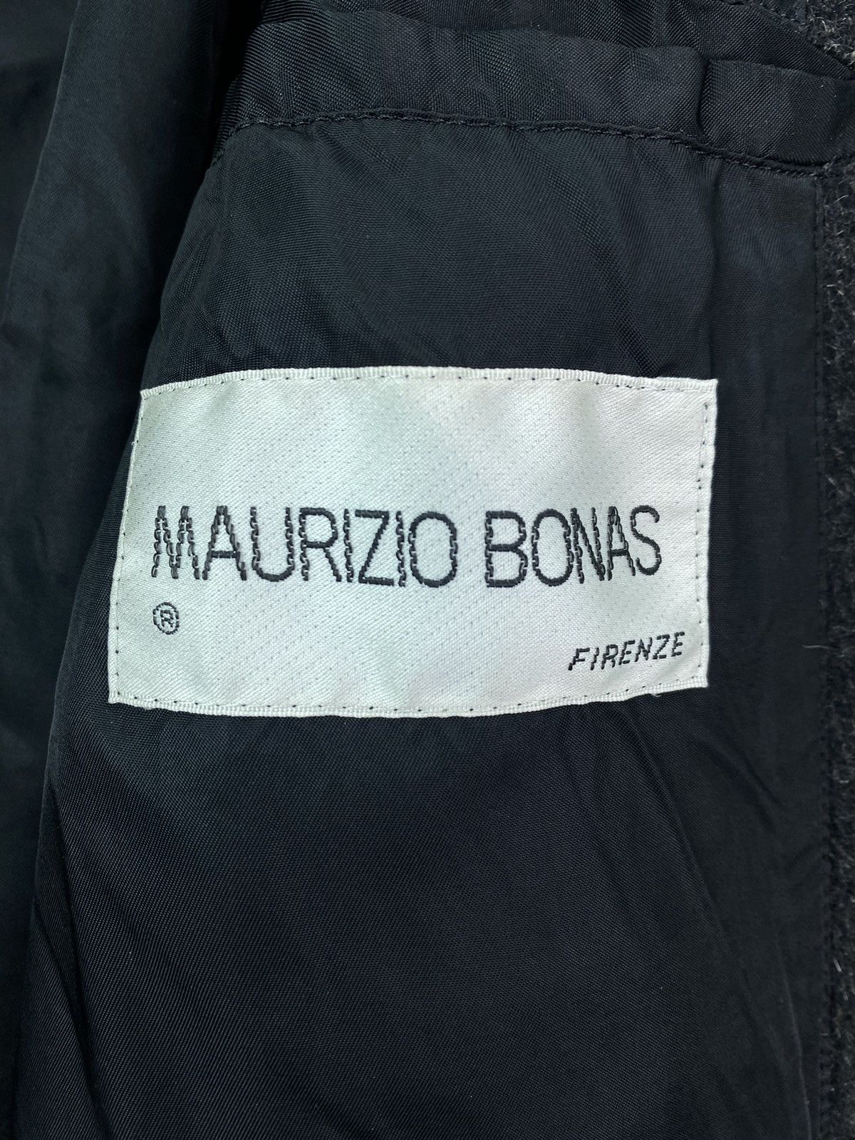 Japanese Brand × Vintage Rare Maurizio Bonaz shawl collar double breast overcoat Size US M / EU 48-50 / 2 - 5 Thumbnail