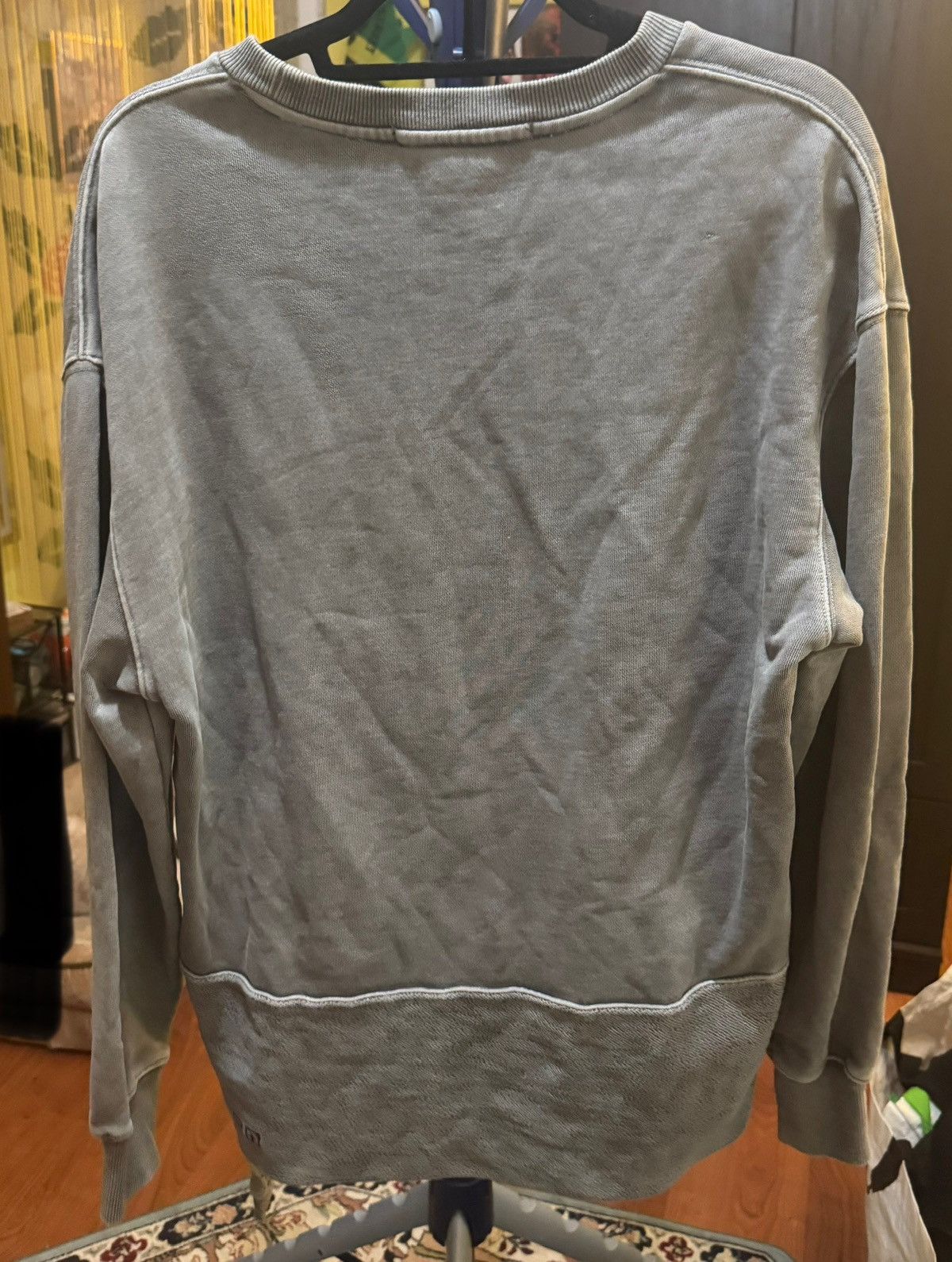 Ksubi Ksubi Men's Size XS Gray Distressed Sweatshirt Size US XS / EU 42 / 0 - 6 Thumbnail