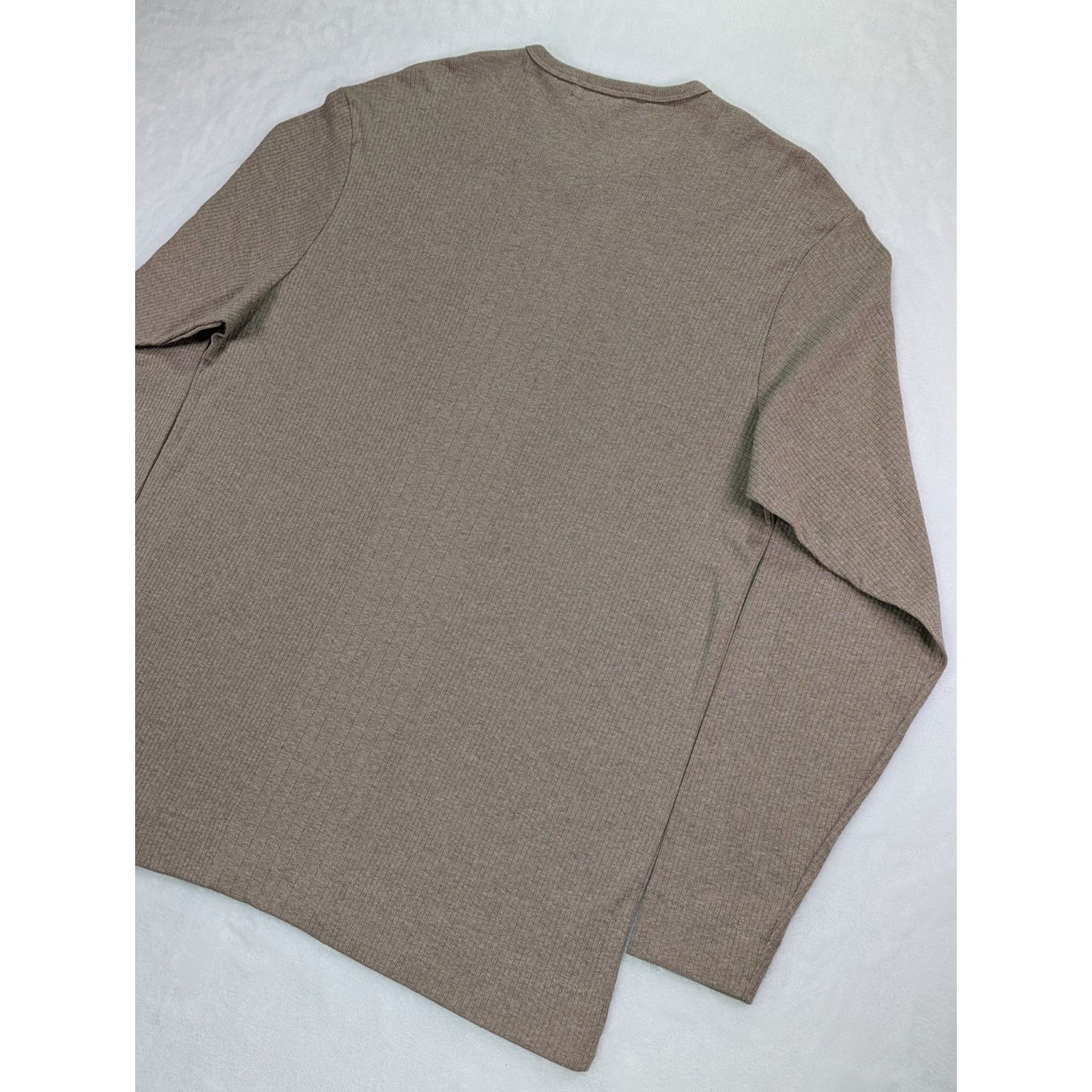 Nautica Large Tan Navtech Performance Classic-Fit Soft VNeck Sweater Size US L / EU 52-54 / 3 - 11 Thumbnail