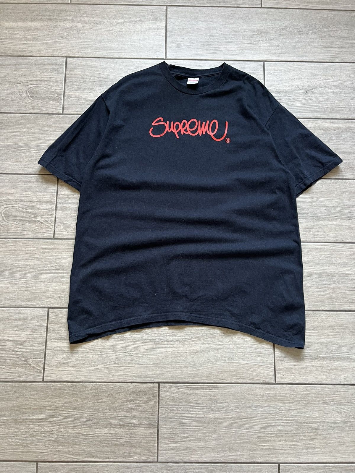 Supreme Handstyle Tee”Black”(L) Supreme Handstyle Tee Black Men's - SS22 - US