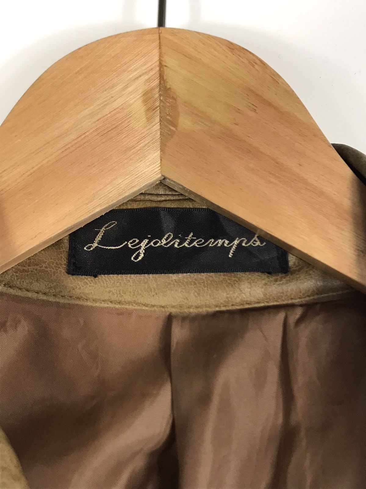 Japanese Brand × Vintage ⚡️Vintage Lejolitenps Leather Trench Coat Jacket Size L / US 10 / IT 46 - 9 Thumbnail
