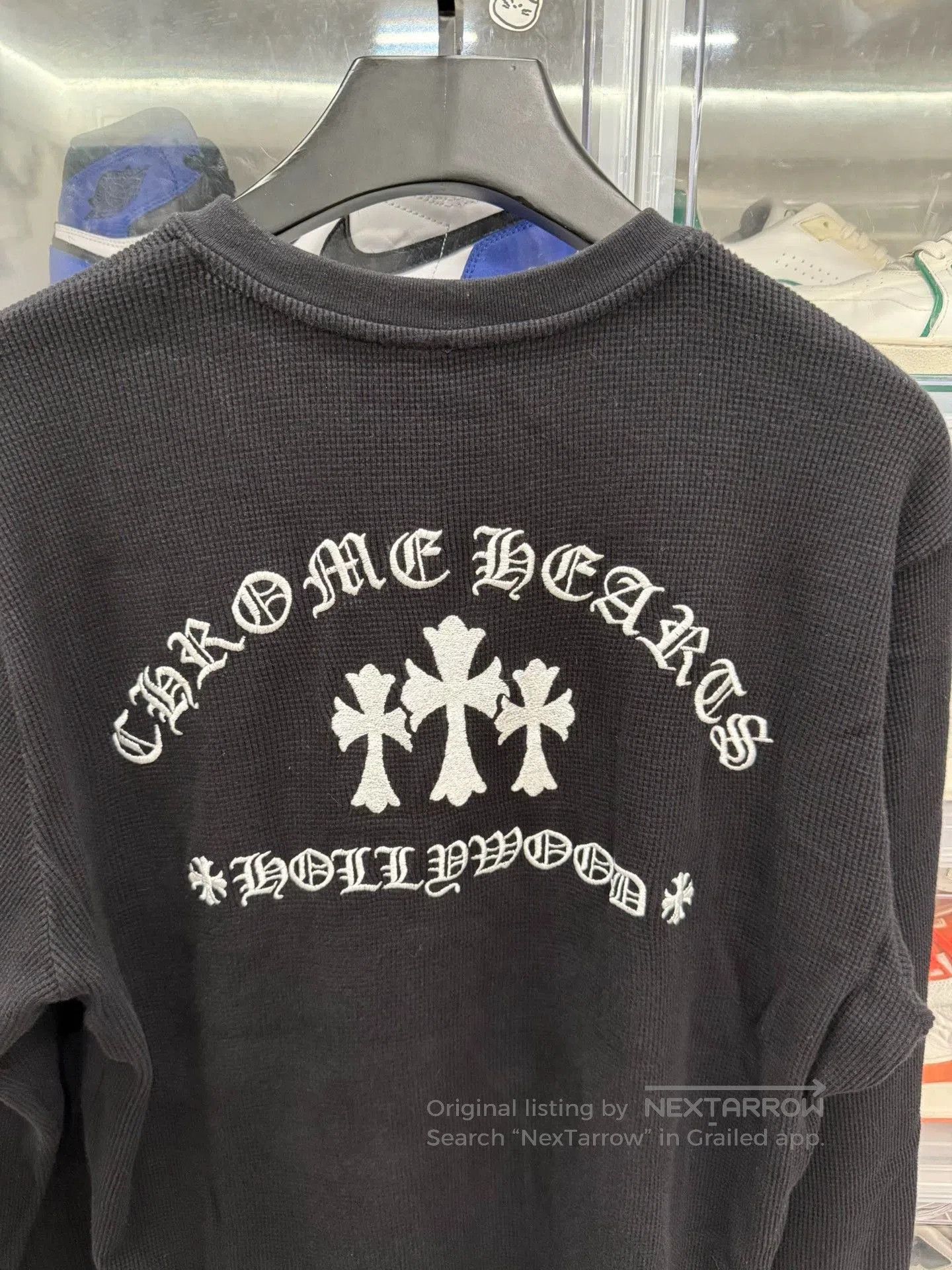 Chrome Hearts chrome hearts black long sleeve henley shirt. Size US L / EU 52-54 / 3 - 4 Thumbnail
