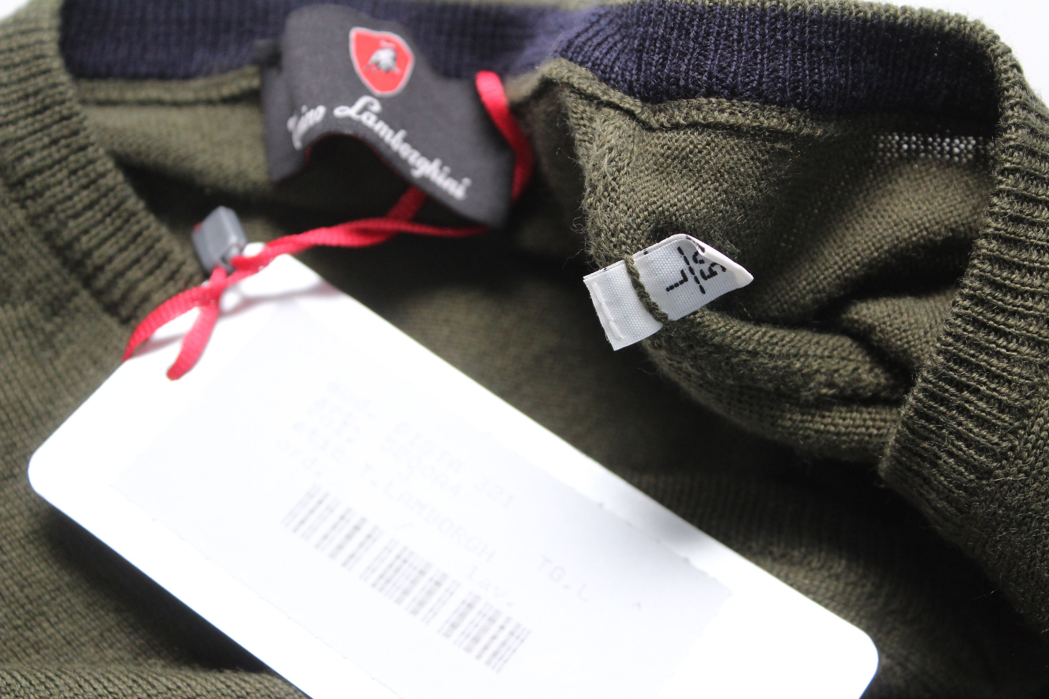 Tonino Lamborghini Tonino Lamborghini Merino Wool Sweater Size 52/L NEW Size US L / EU 52-54 / 3 - 8 Thumbnail