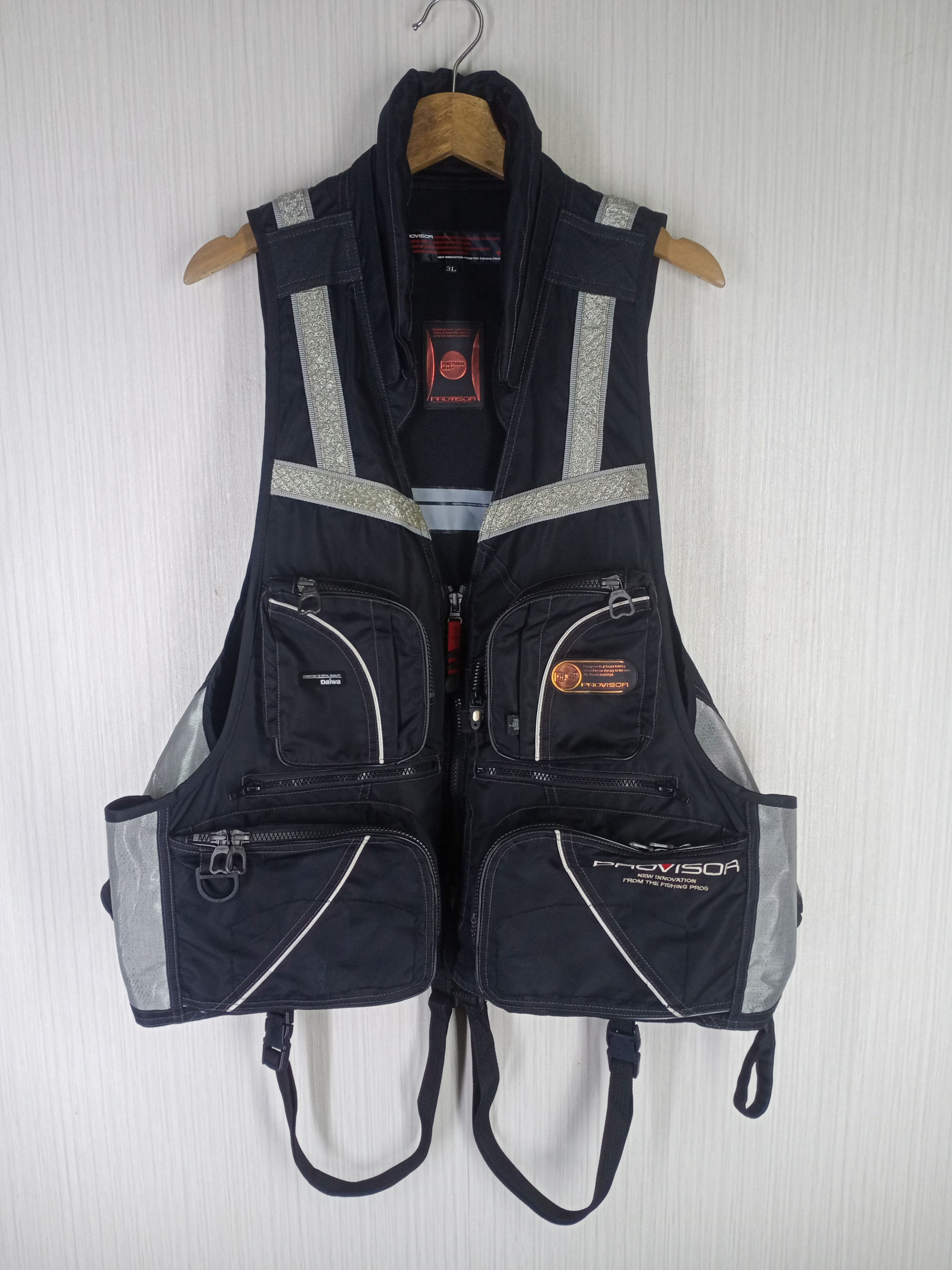 DAIWA Rare Daiwa Provisor Functional Gear Multipocket Vest Size US XXL / EU 58 / 5 - 1 Thumbnail