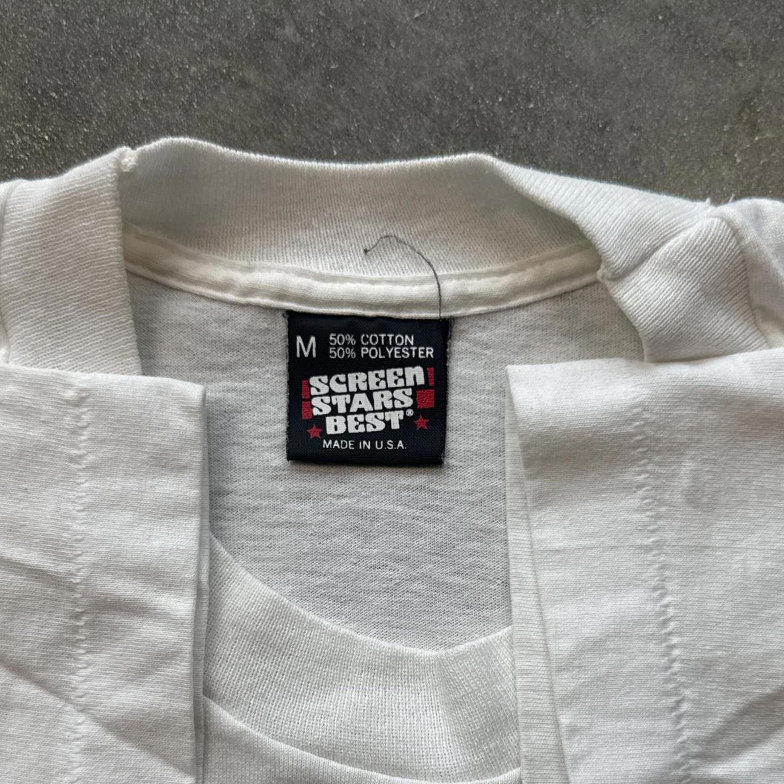 Other Jesus "Peace Sign" Vintage 90s T-Shirt On Screen Stars Tag Size US M / EU 48-50 / 2 - 5 Thumbnail