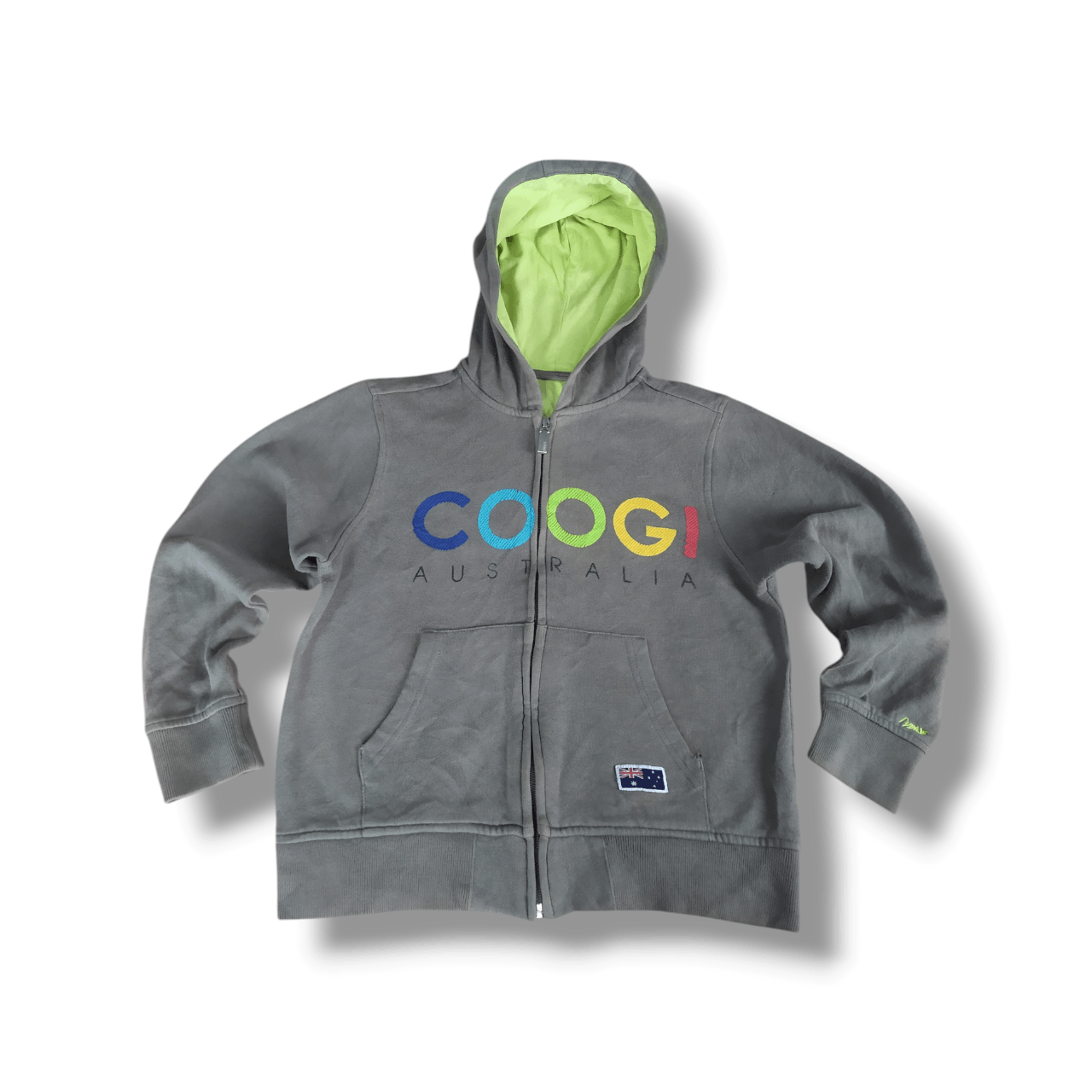 Coogi Coogi Australia Grey Full-Zip Hoodie with Multi-Color Logo Size US S / EU 44-46 / 1 - 1 Thumbnail