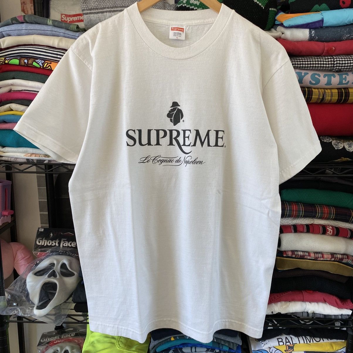 Supreme Vintage Supreme Cognac Courvoisier T-Shirt White 2008 Size US L / EU 52-54 / 3 - 1 Thumbnail