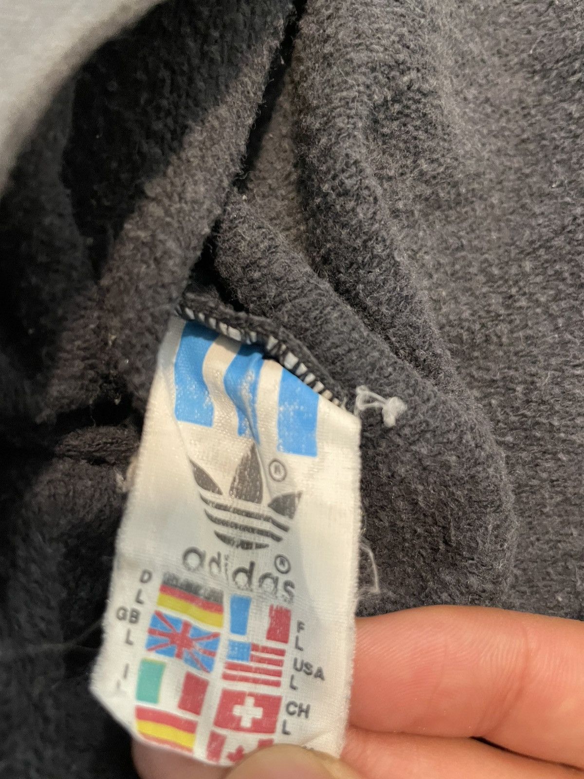 Adidas Adidas Vintage Trefoil Hoodie Size US L / EU 52-54 / 3 - 5 Thumbnail