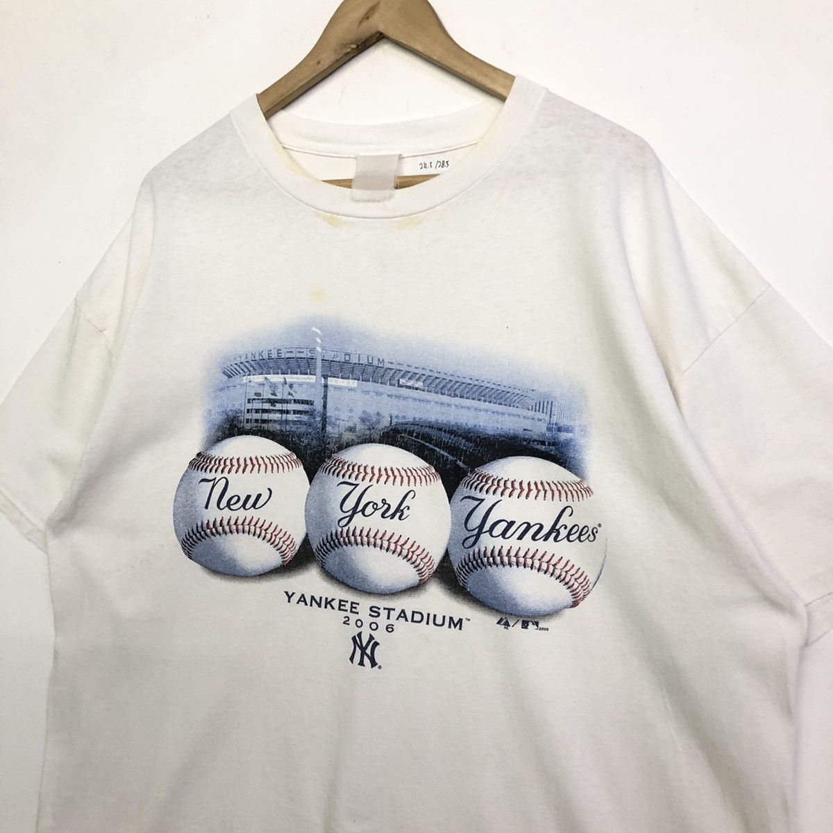 MLB Vintage Y2K 06 New York Yankees MLB Tshirt Size US L / EU 52-54 / 3 - 5 Thumbnail