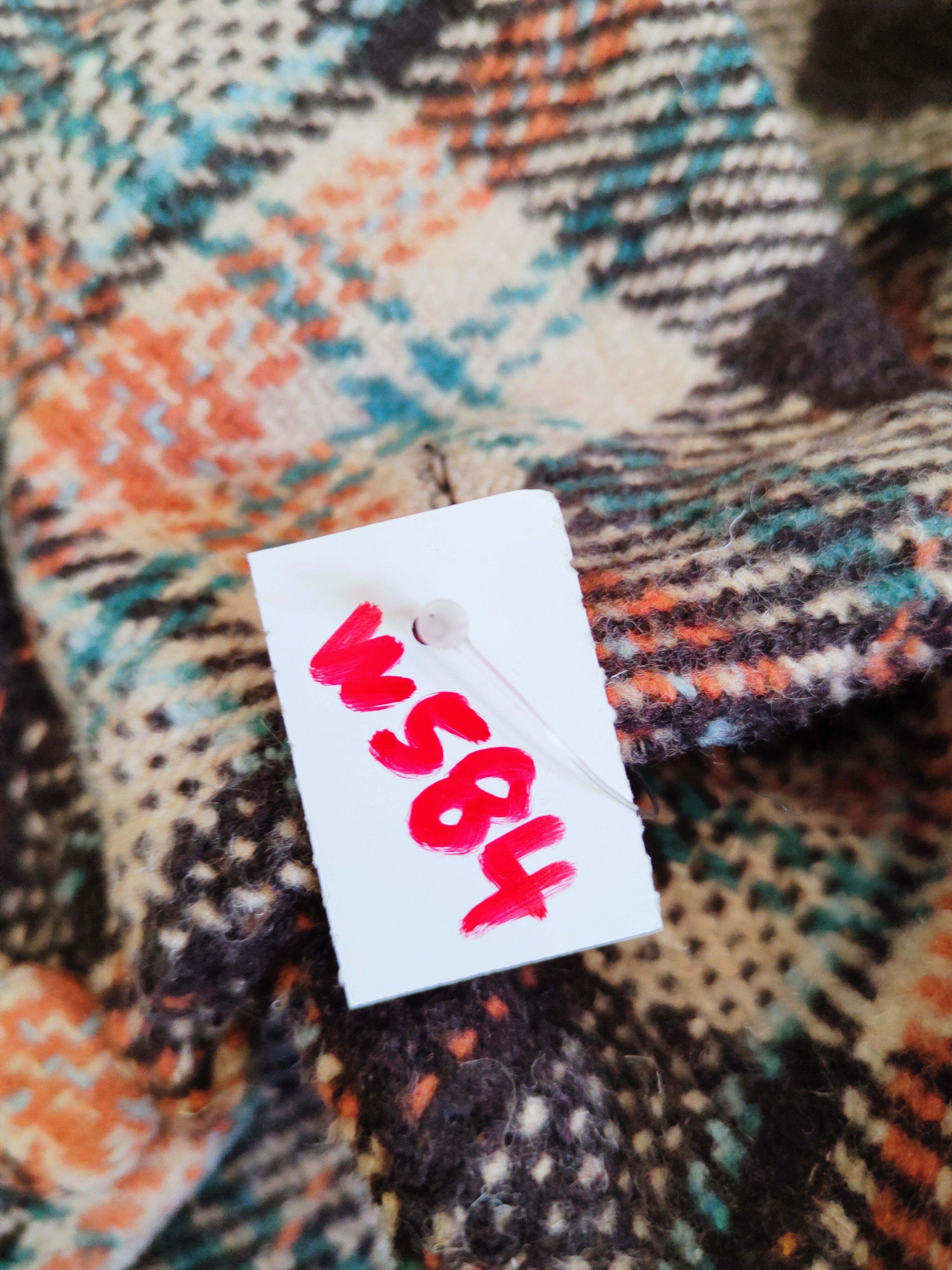 Homespun Knitwear × Japanese Brand × Vintage Japan checkered parkas Brown Knitwear Long Jackets #W584 Size S / US 4 / IT 40 - 12 Thumbnail