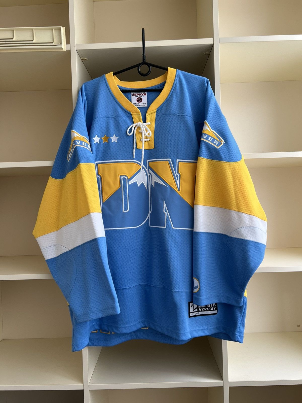 Vintage Vintage Zephyr Hockey Jersey Size 52 L/XL Size US XL / EU 56 / 4 - 1 Thumbnail