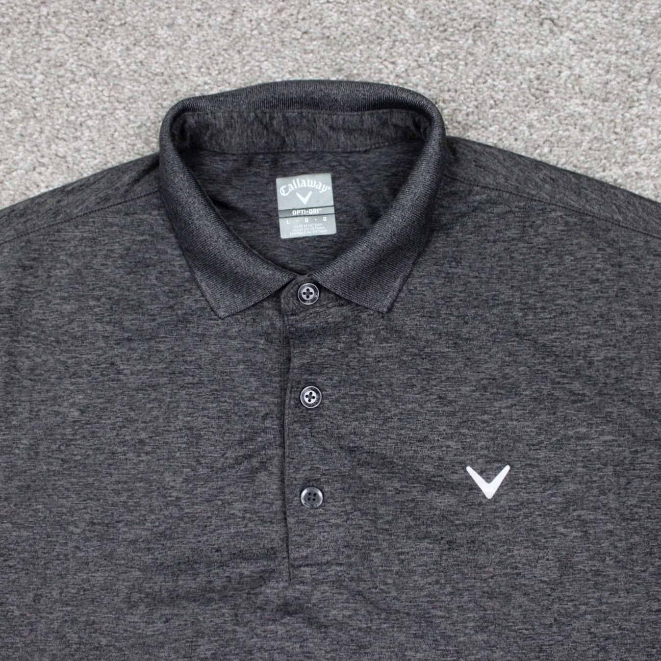 Callaway Callaway Polo Shirt Men Large Gray Opti-Dri Golf Stretch Short Sleeve Athletic - Mens Size US L / EU 52-54 / 3 - 5 Thumbnail