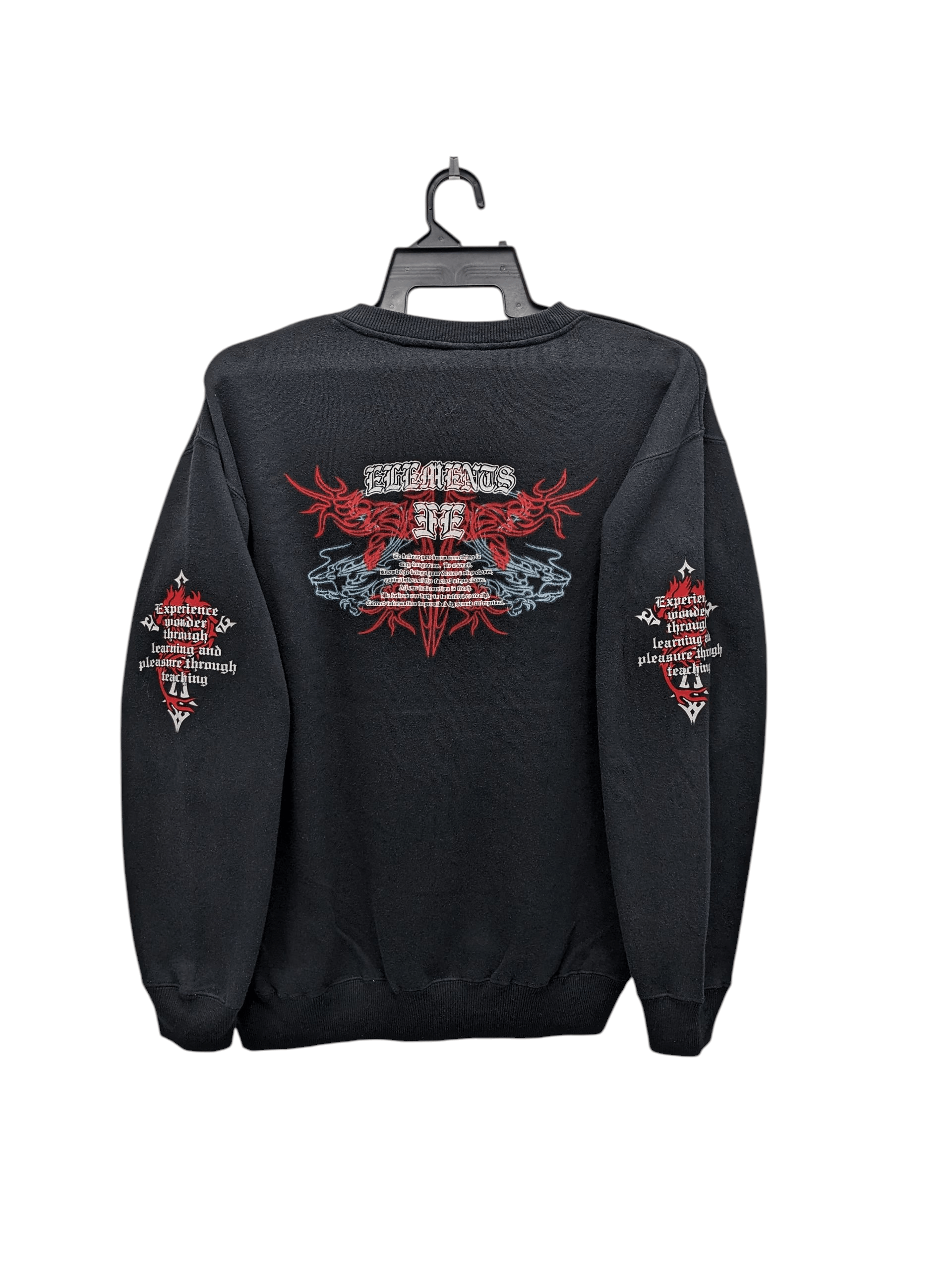 Japanese Brand Vintage SWOOPLEX Gothic ELLMENTS II Tattoo Tribal Graphic Size US L / EU 52-54 / 3 - 1 Thumbnail