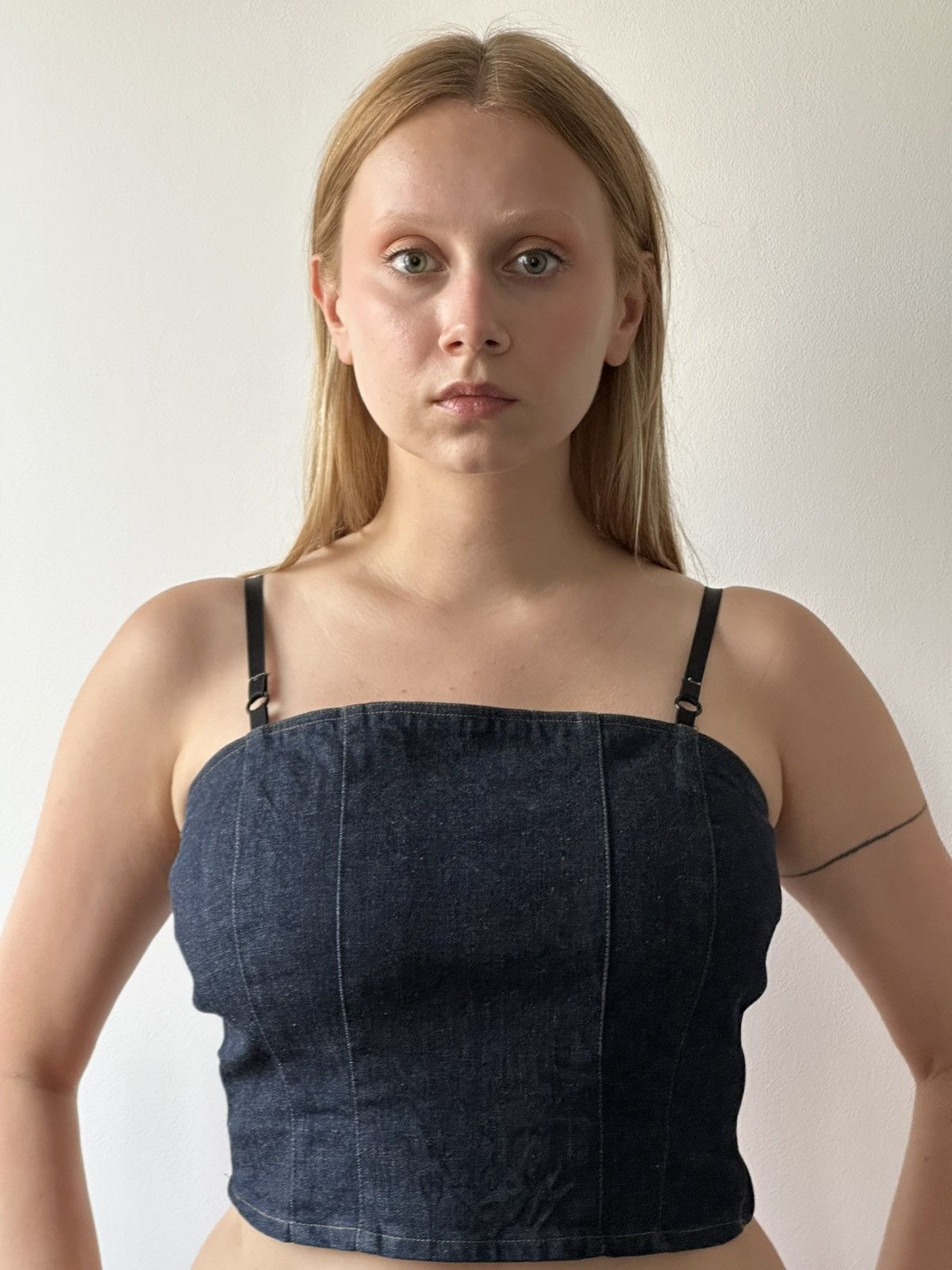 Dolce & Gabbana D&G Fall 1999 denim corset Size M / US 6-8 / IT 42-44 - 1 Thumbnail