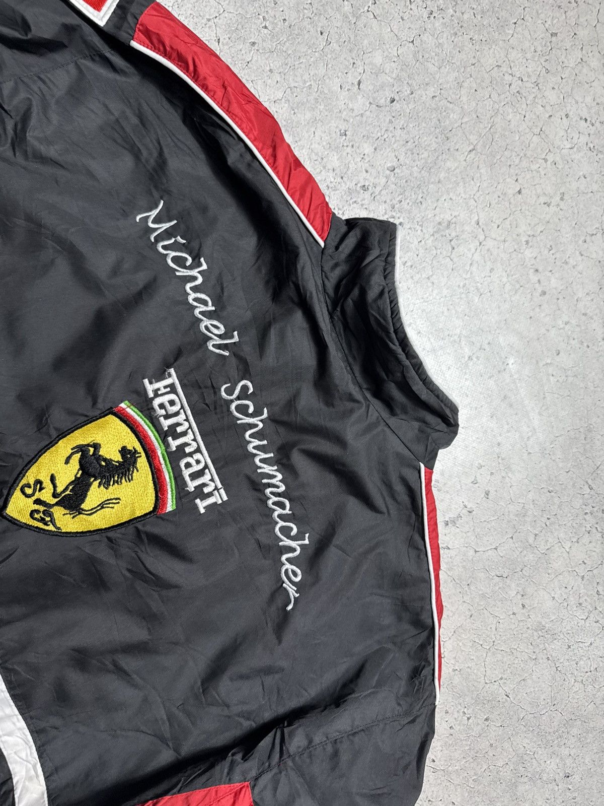 Ferrari Ferrari Michael Schumacher F1 Vodafone Vintage Racing Jacket Size US XL / EU 56 / 4 - 10 Thumbnail