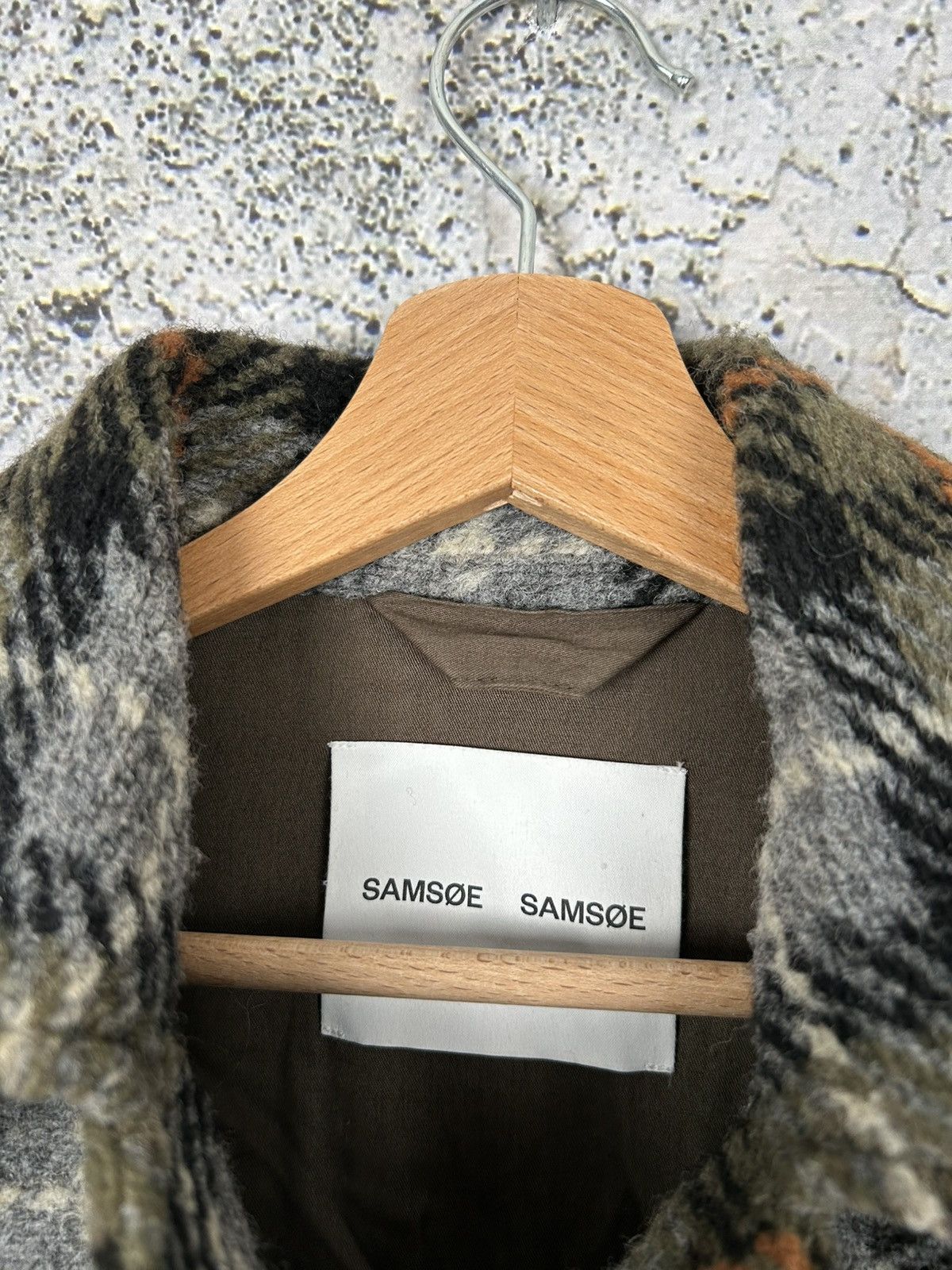 Designer × Samsoe Samsoe Samsoe & Samsoe Wool Overshirt Cloak Avantgarde Designer Size US XS / EU 42 / 0 - 5 Thumbnail
