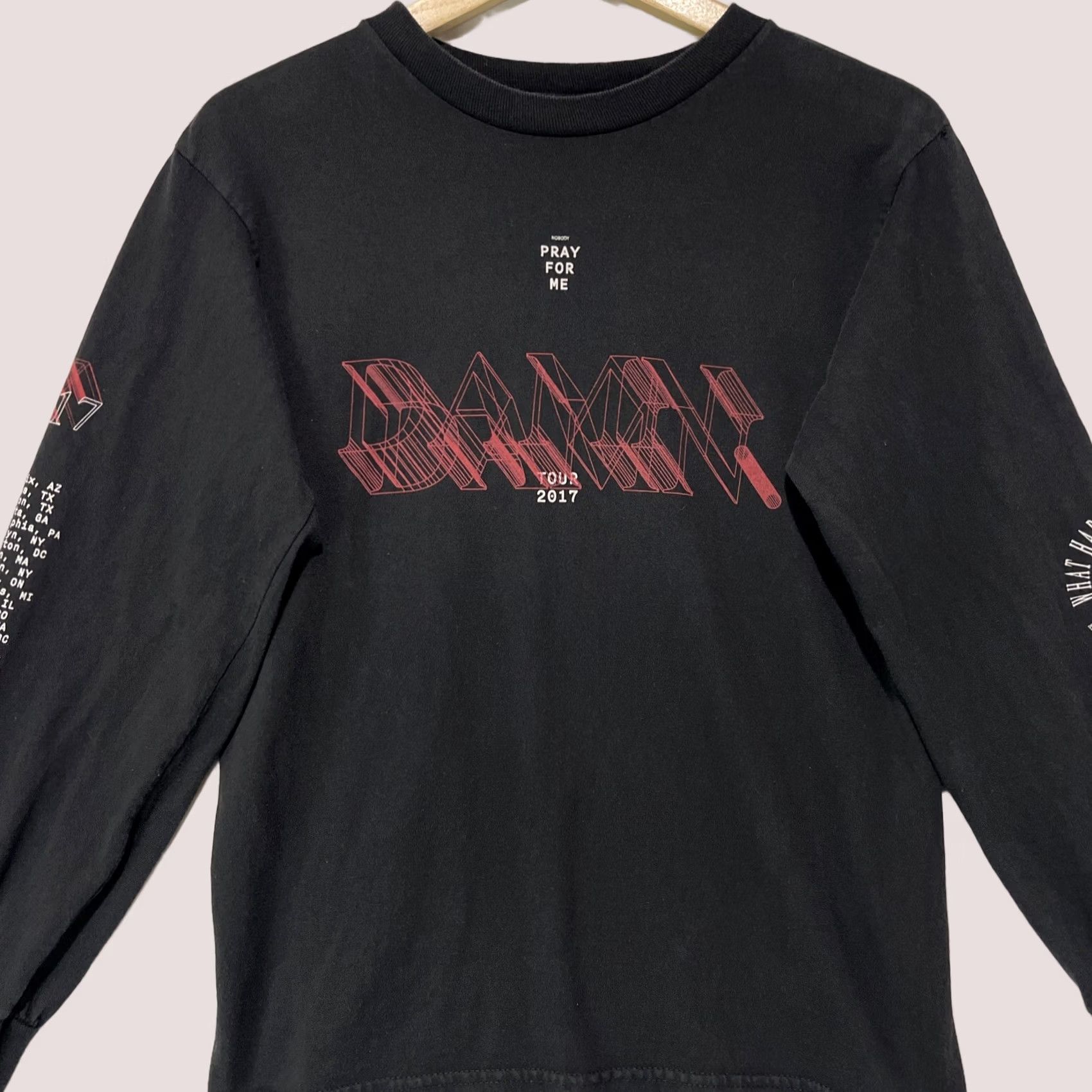 Vintage Kendrick Lamar Shirt Mens Small Damn 2017 Nobody Pray For Me Tour TDE Rap Tee Shirt Size US S / EU 44-46 / 1 - 1 Thumbnail