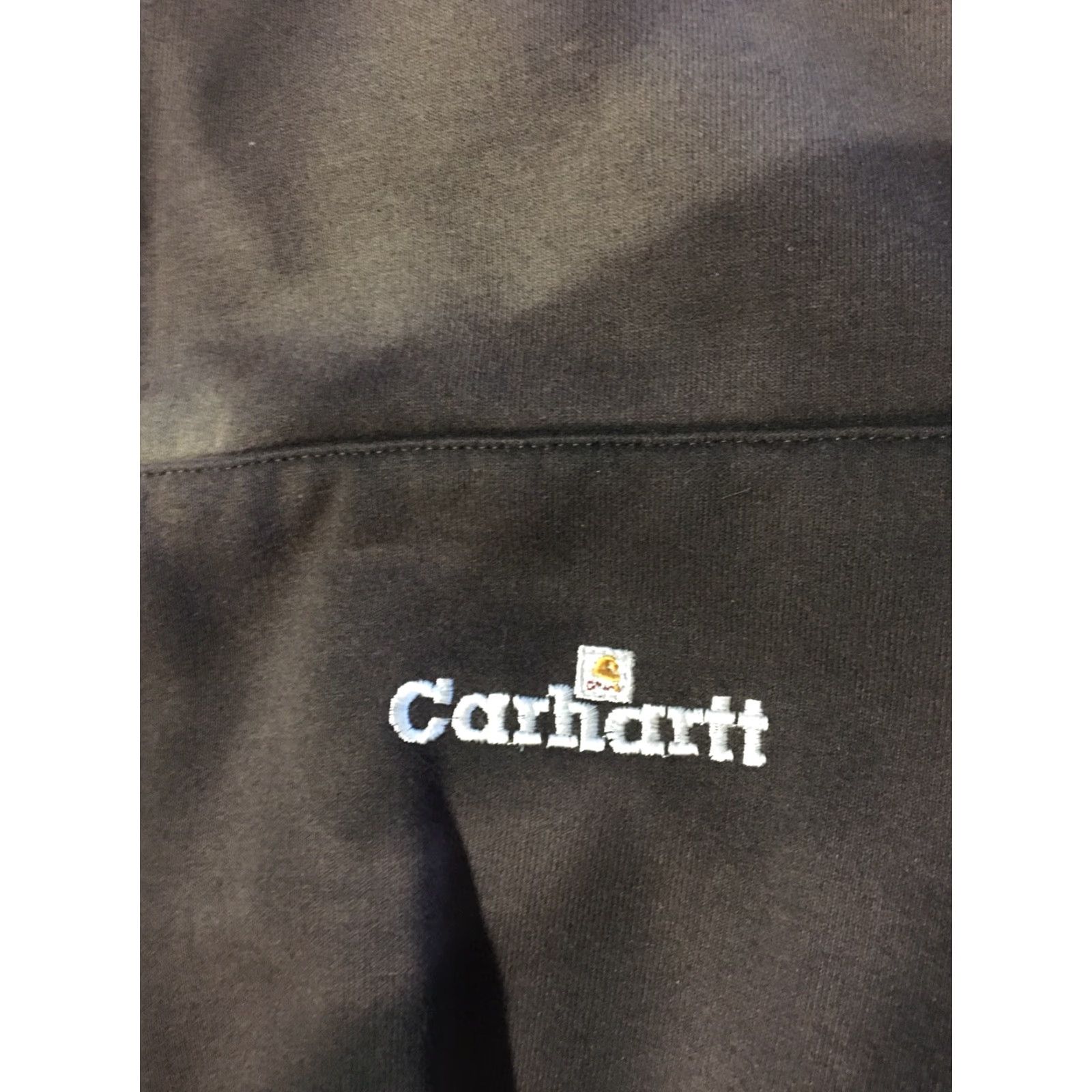 Carhartt VINTAGE Carhartt Baseball Hoodie Mens L Black Distressed 90s Punk Grunge Biker Surf Skate Size US L / EU 52-54 / 3 - 4 Thumbnail