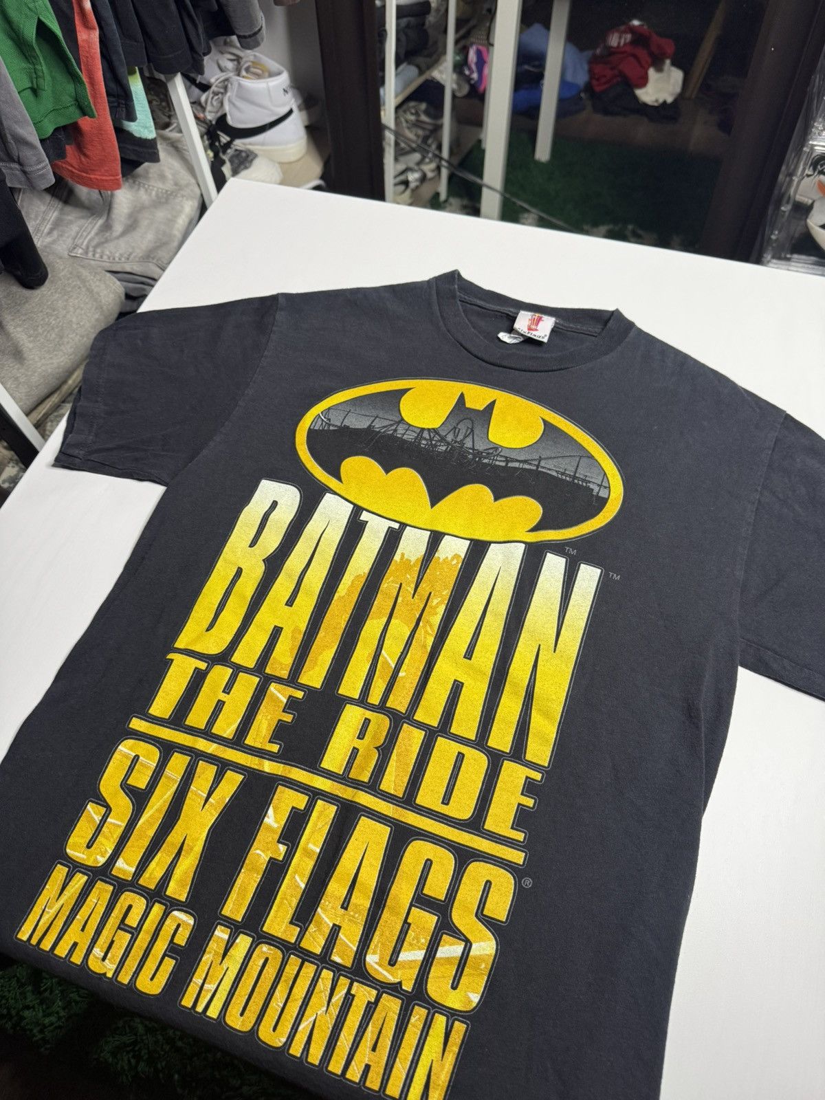 Vintage VINTAGE 1992 Six Flags Batman The Ride Tee “Black” (S) Size US S / EU 44-46 / 1 - 1 Thumbnail