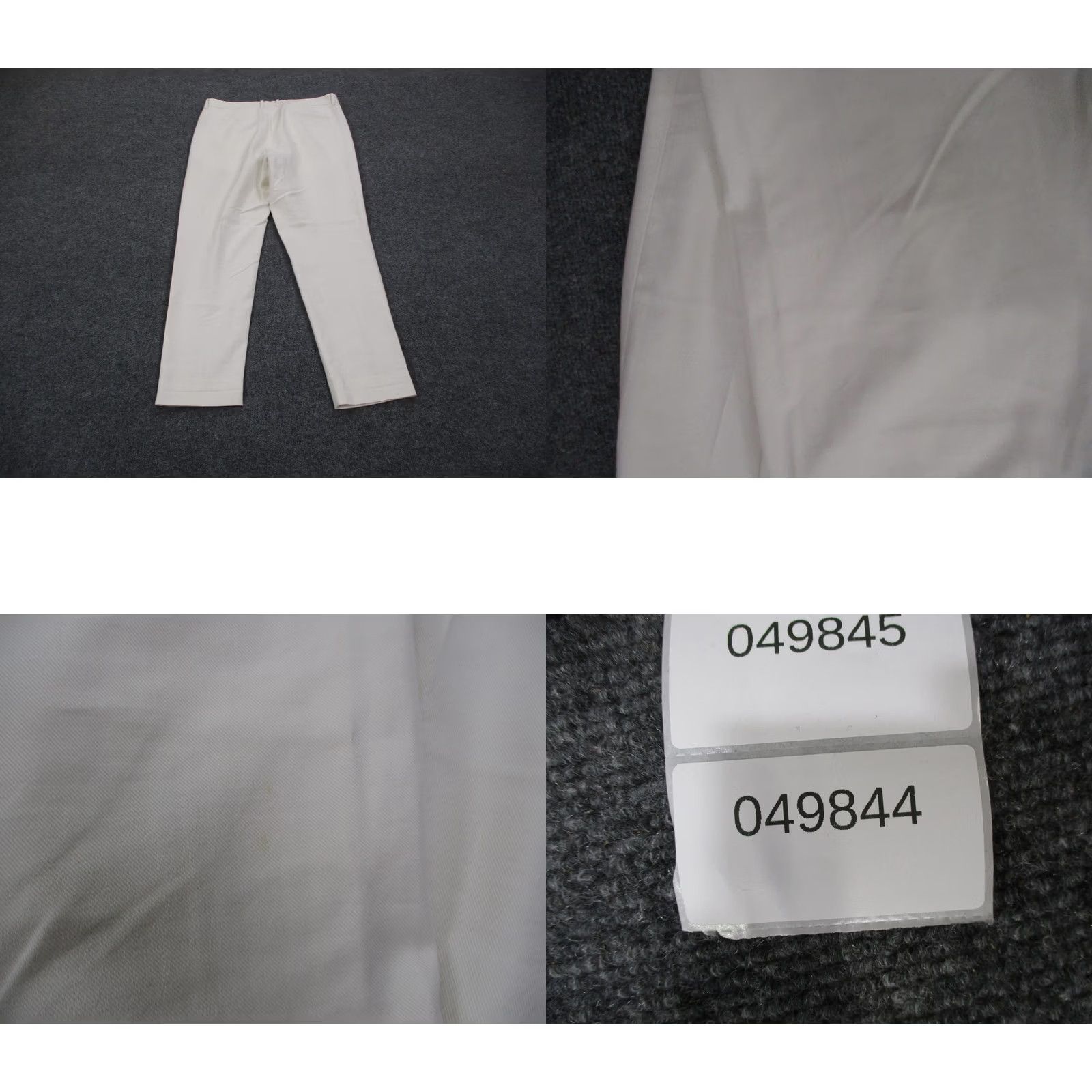 Allsaints Allsaints Mens 33 White Chino Tapered Cropped Performance Golf Business Size US 28 / EU 44 - 9 Thumbnail