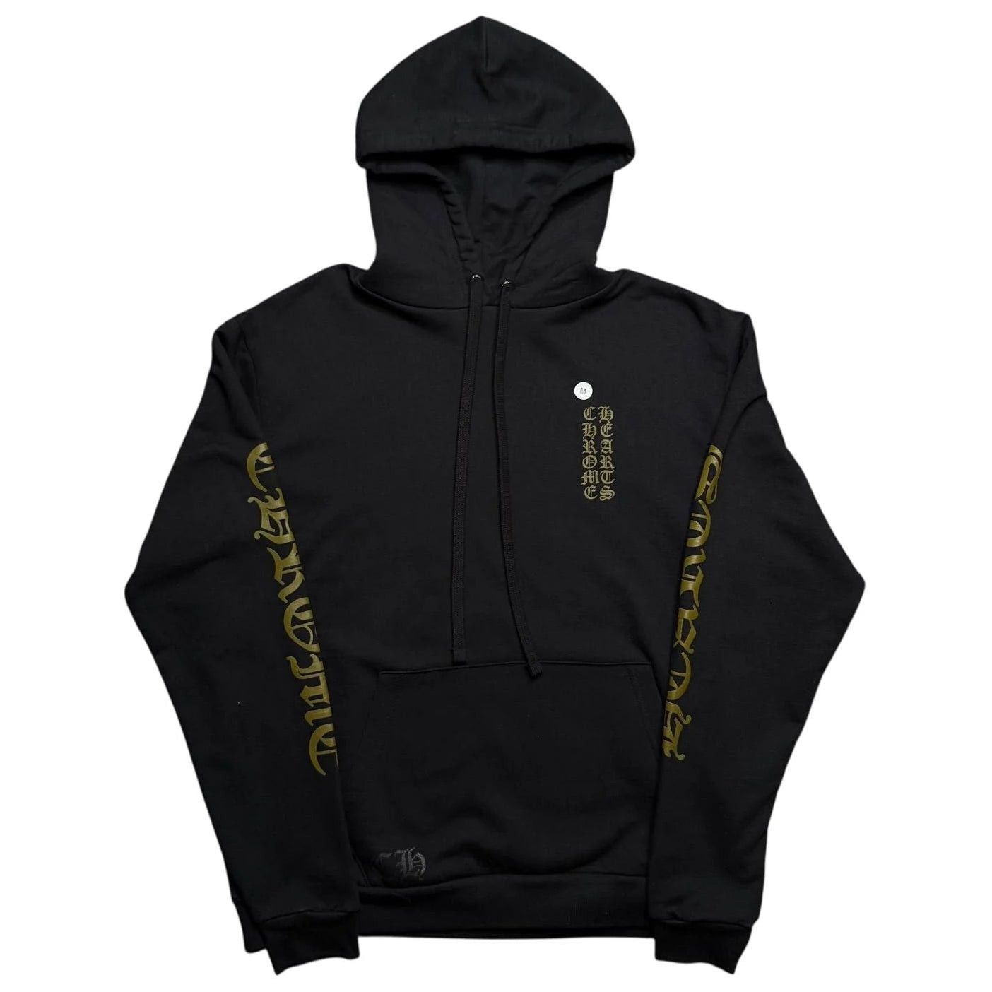 Chrome Hearts Vertical Logo Hoodie Black/Army Green Size US L / EU 52-54 / 3 - 1 Preview